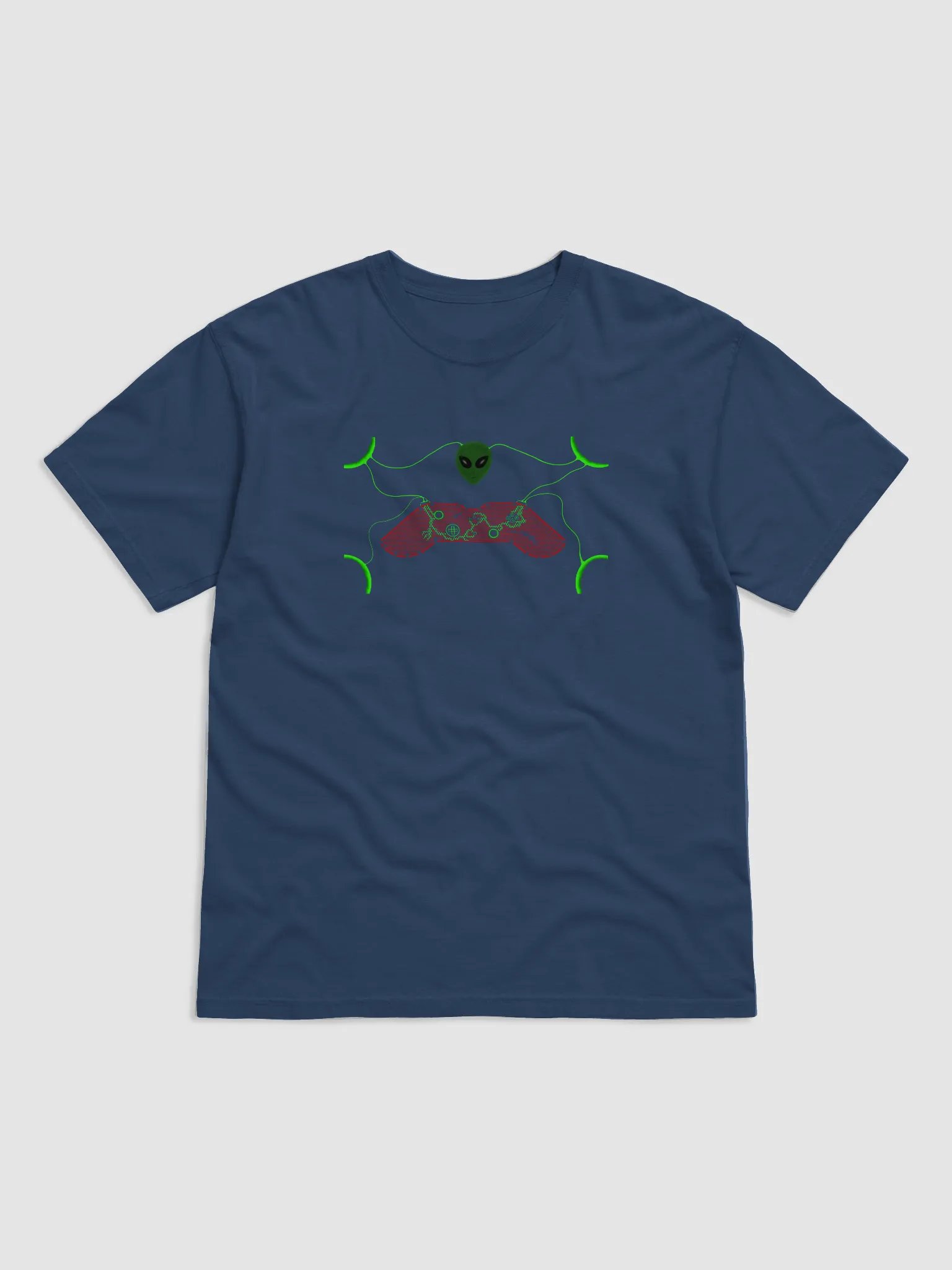 Galactic Techno Alien T-Shirt product image (3)