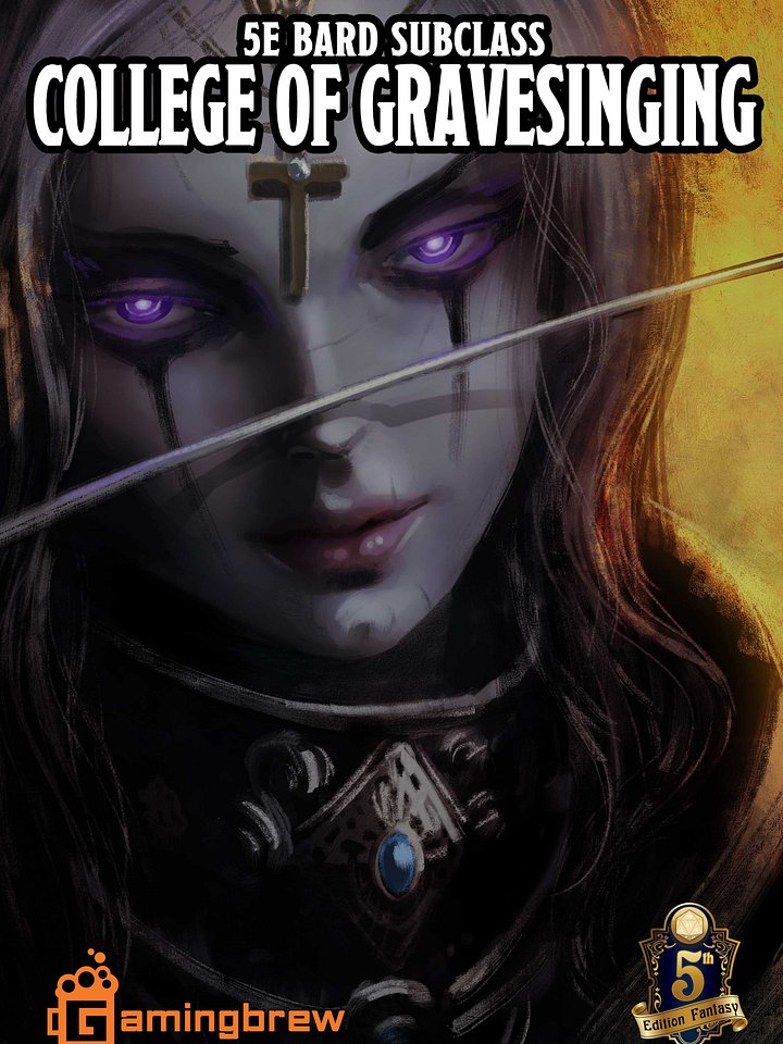 College of Gravesinging | 5E Bard Subclass product image (1)
