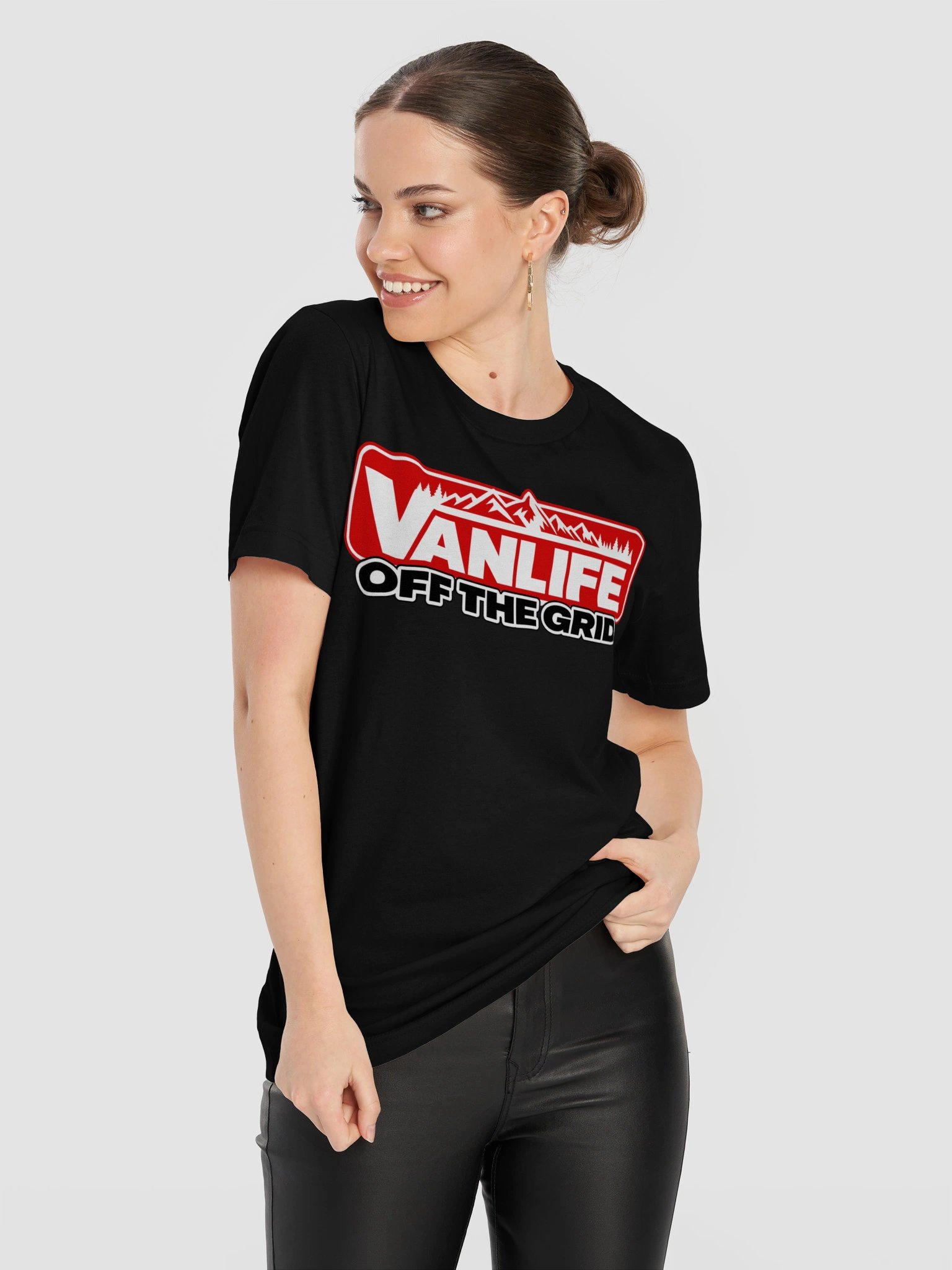 Vanlife Off the Grid Tee | Black product image (1)
