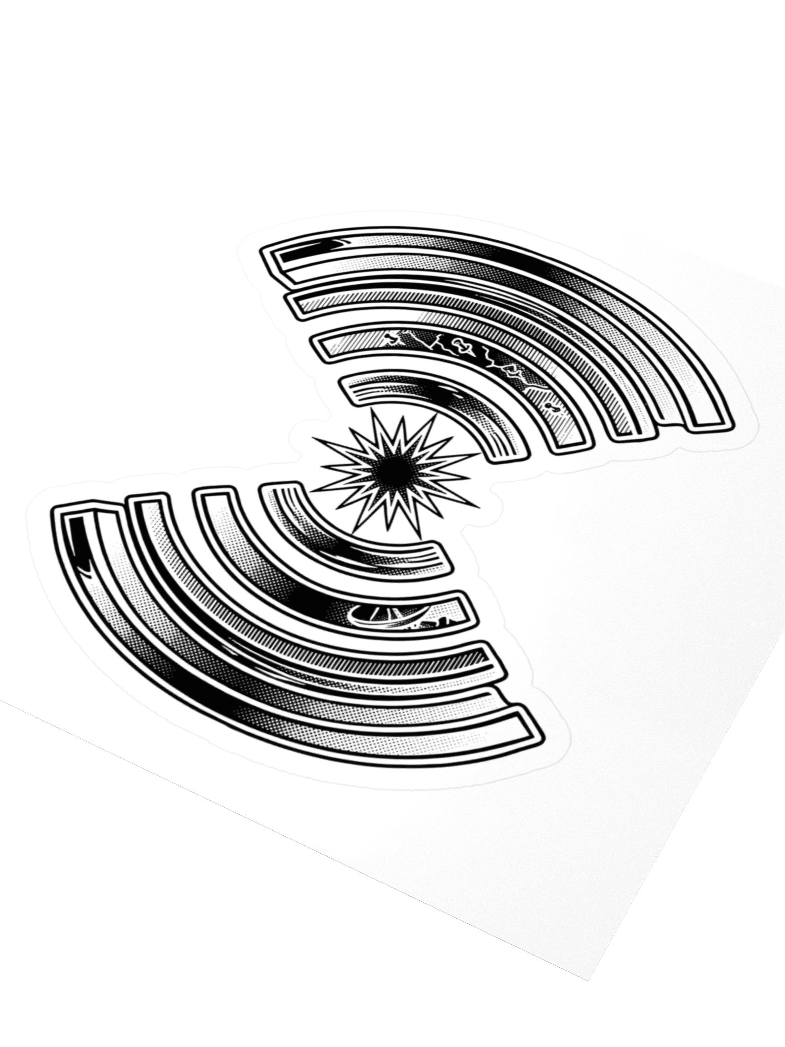 Two Arcs — Sticker product image (3)