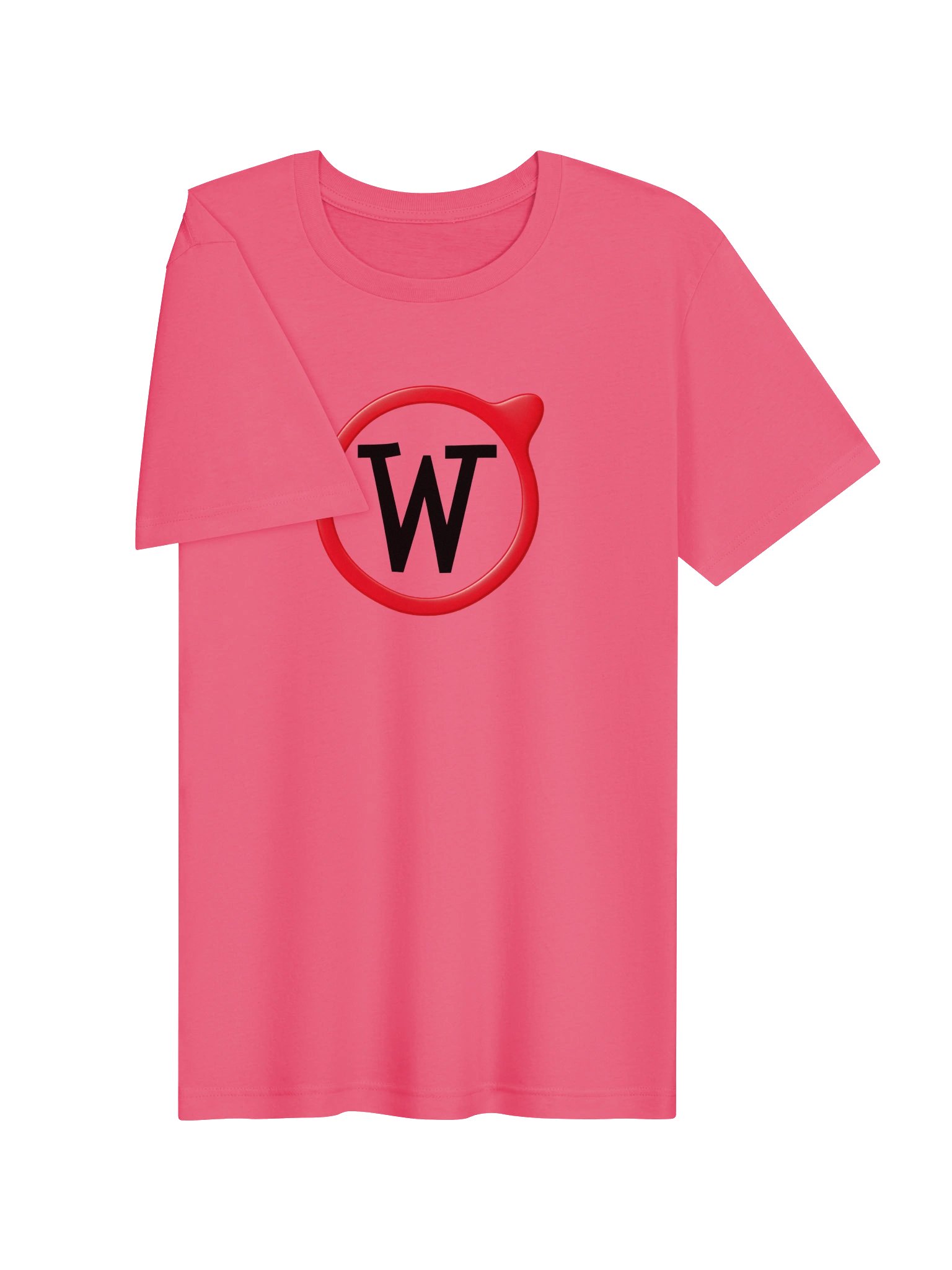 the striking Weckipedia logo on a supersoft t-shirt - pink product image (3)