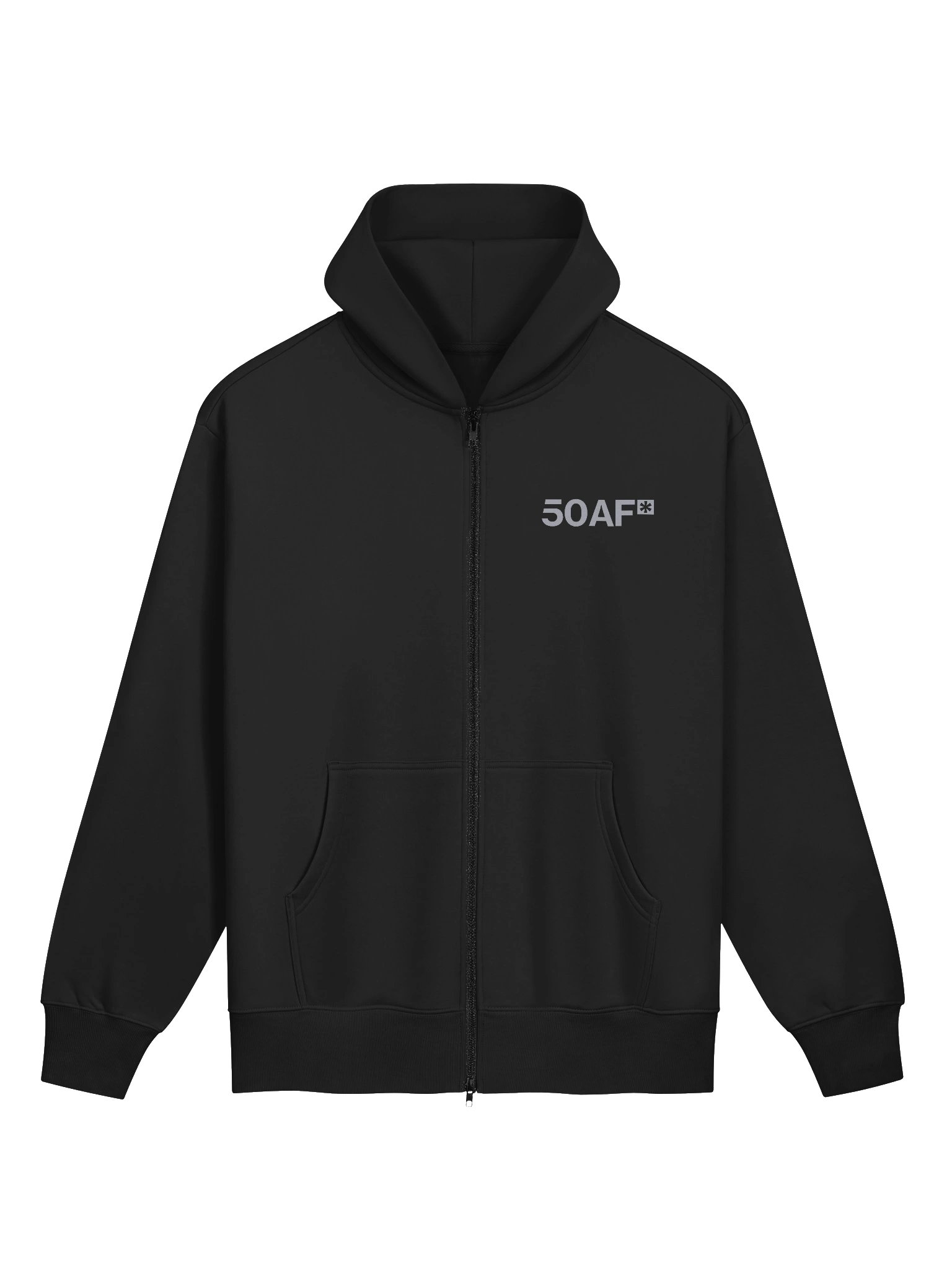 50AF™ Zip Hoodie (Steel Gray) product image (6)