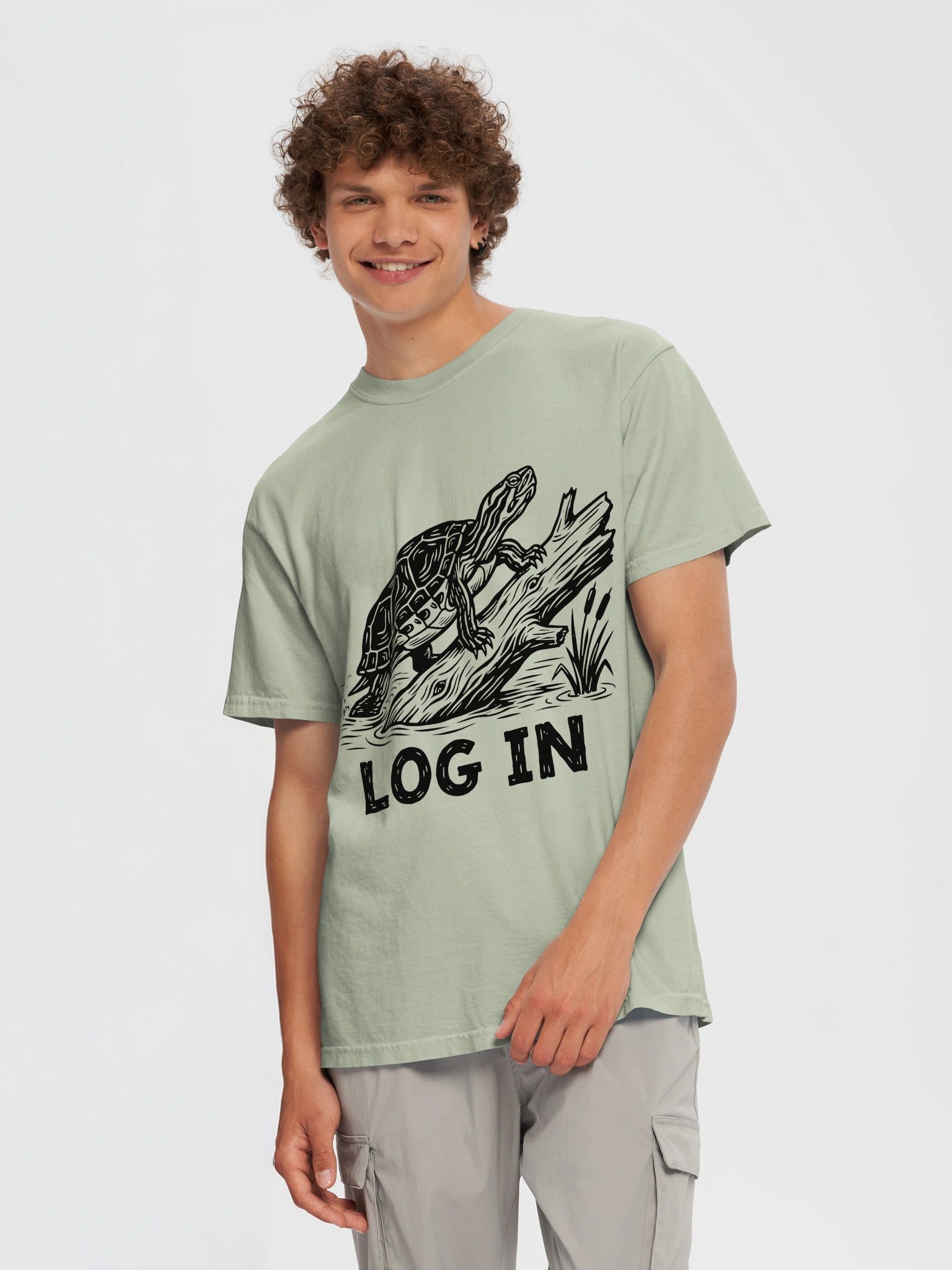 Log In, Log Out Turtle Tee product image (5)