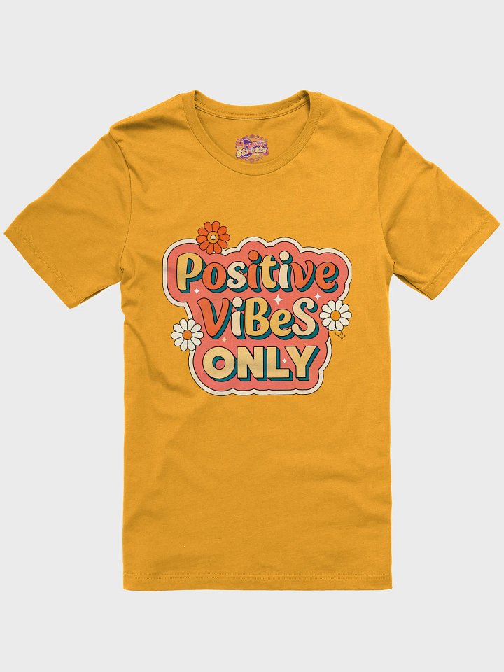 Retro Positive Vibes Only T-Shirt product image (1)