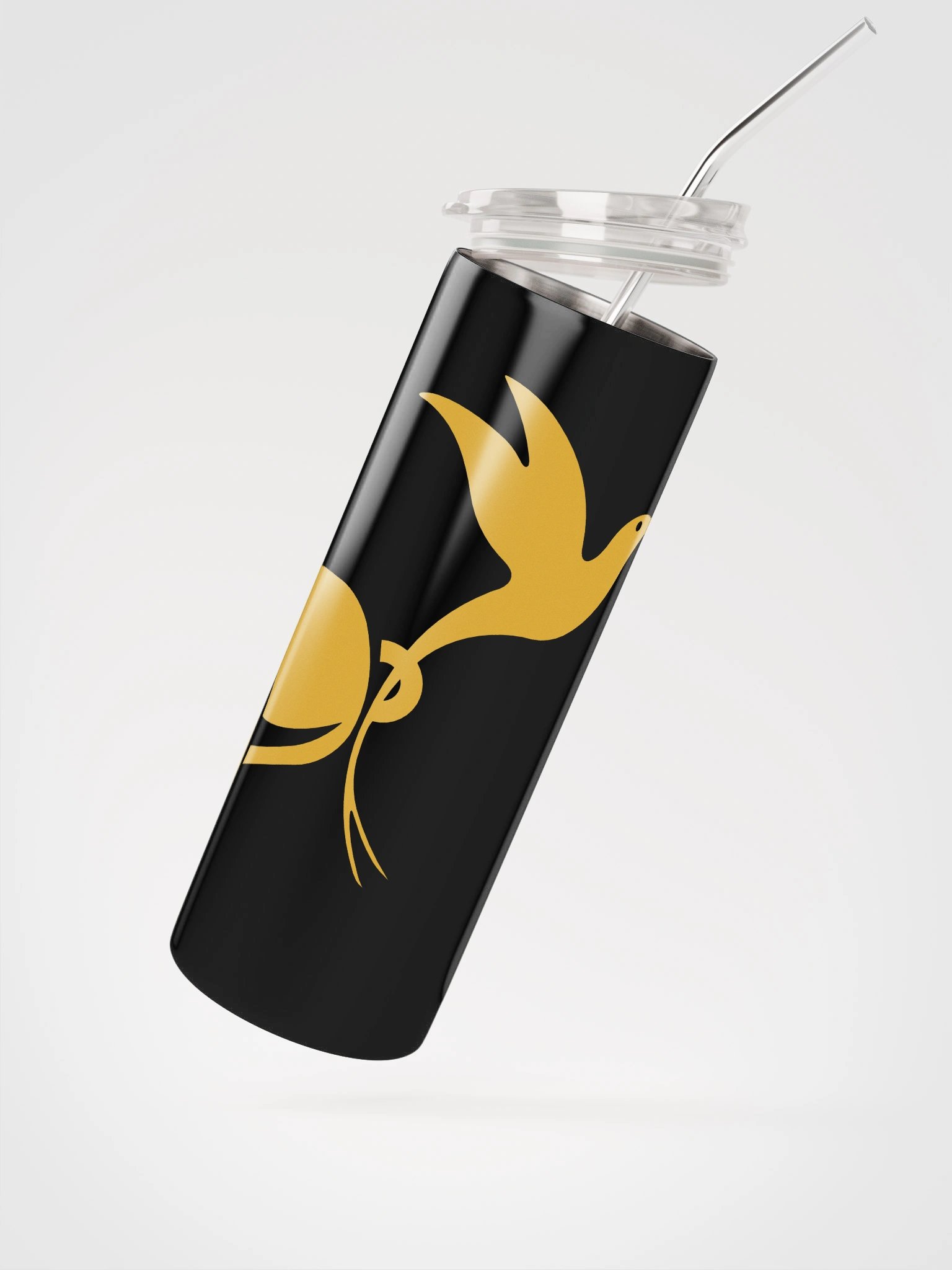 Golden Bird Bell Stainless Steel Tumbler product image (2)