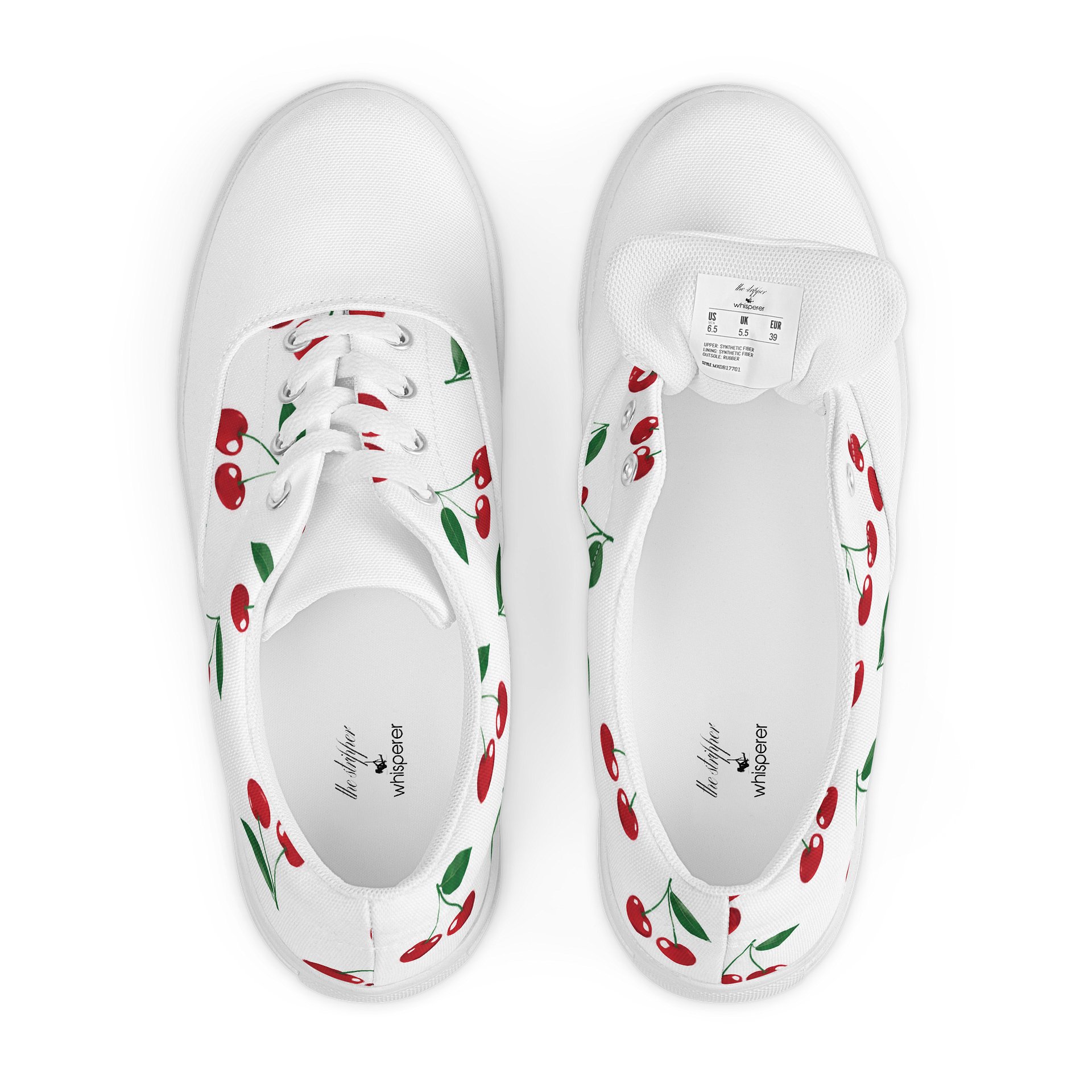 womens cherry canvas shoes product image (4)