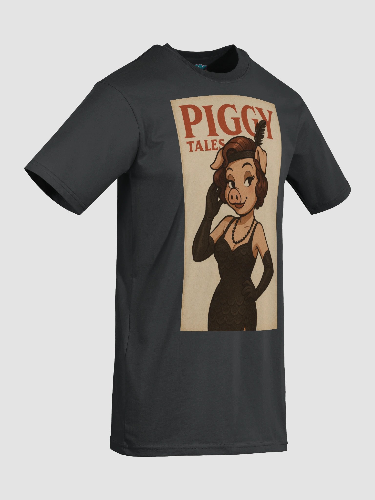 Classy 1930's Piggy Tee product image (13)