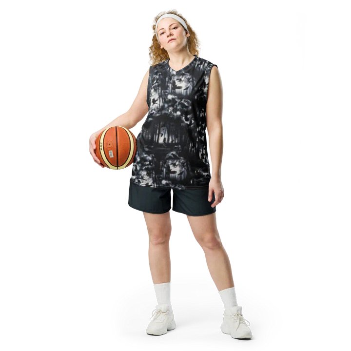 Dark forest Basketball Jersey product image (2)