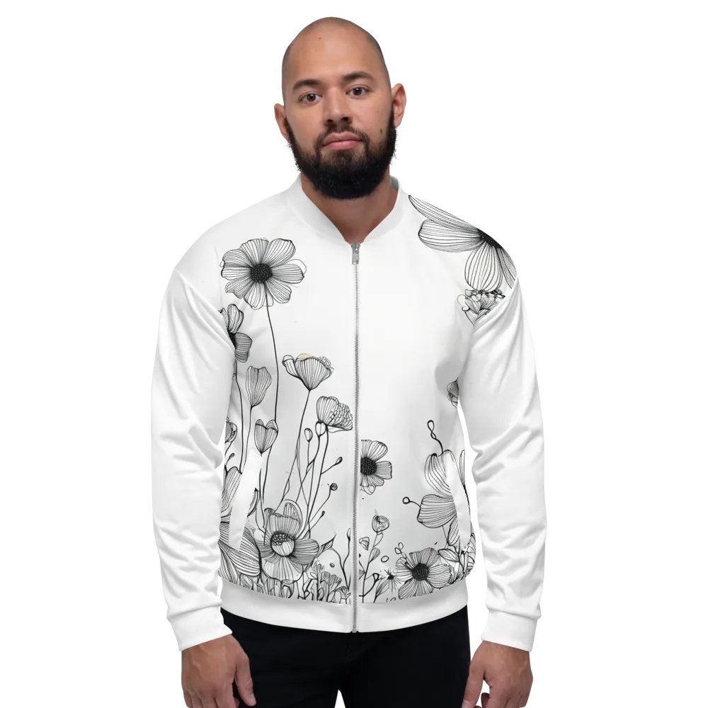 Blossom Breeze All-Over Print Bomber Jacket product image (8)