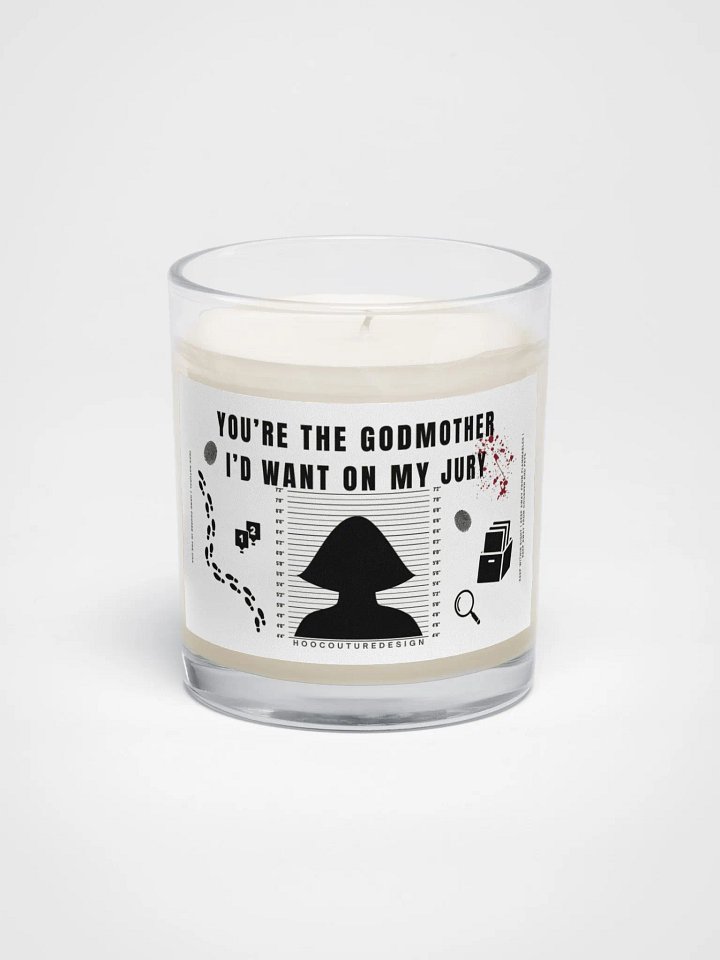 Funny gift for a godmother - On my jury - Soy wax vegan candle product image (2)