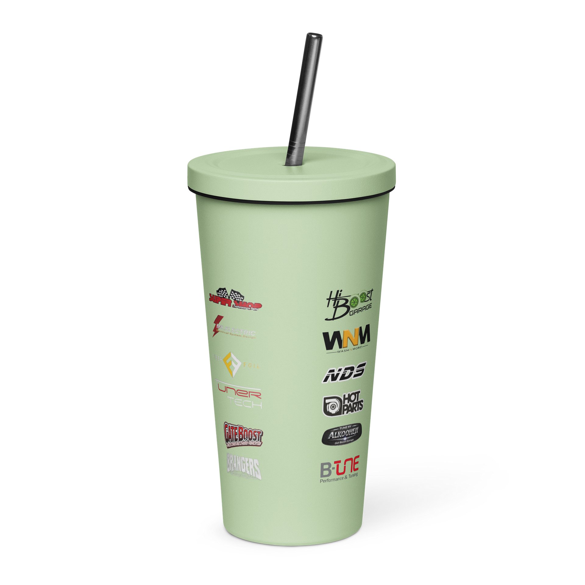 Insulated Tumbler with a Straw spon - Bul Racing Team - w0cuTswBGMc