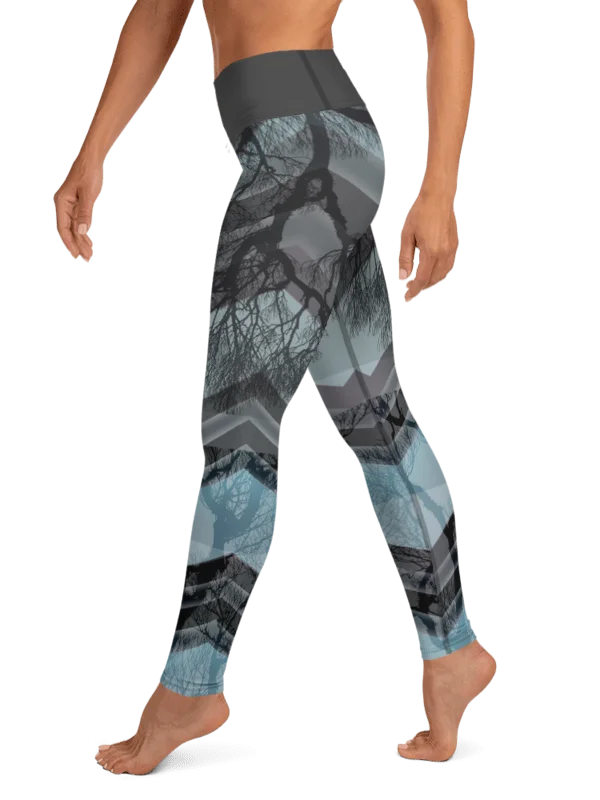 Gray Wood-Yoga Leggings product image (3)