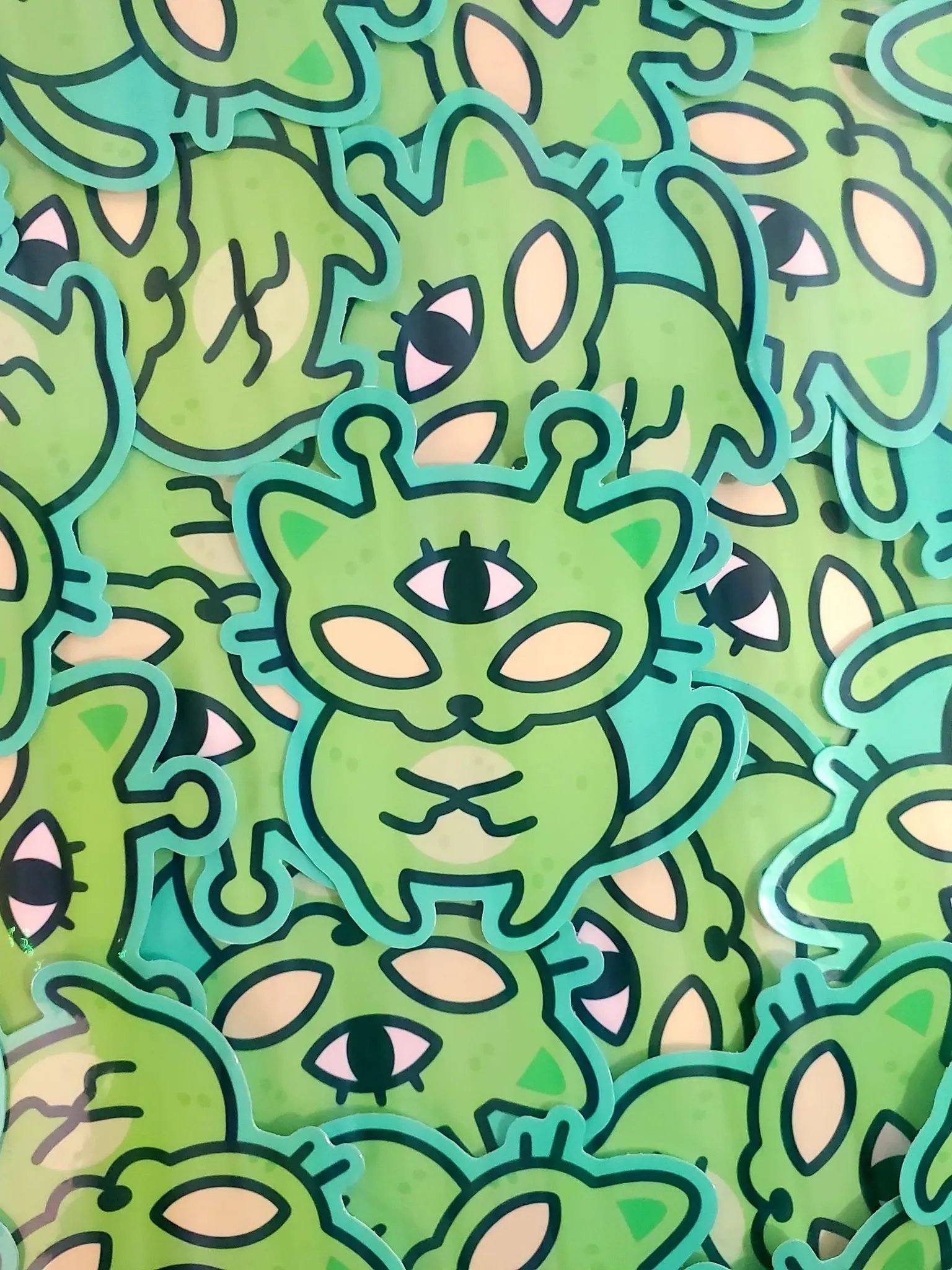 Space Cat Sticker product image (1)