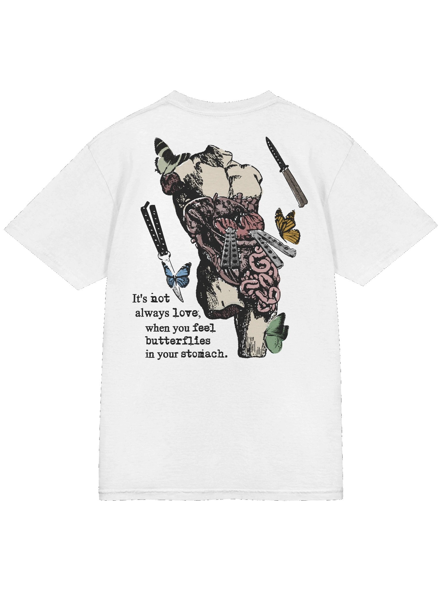 BUTTERFLIES COLORED T-SHIRT product image (4)