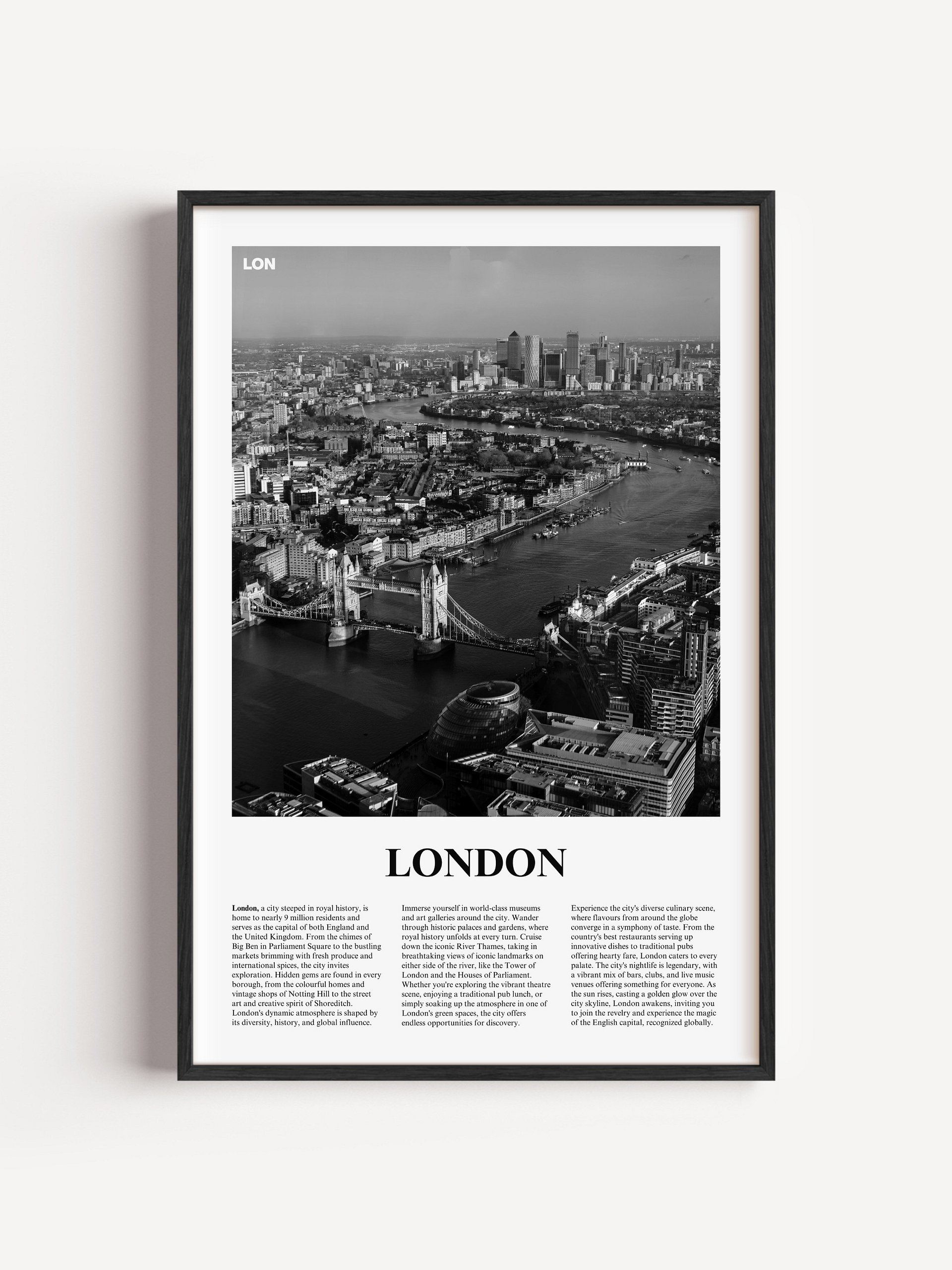 London 02 Newspaper Poster product image (1)