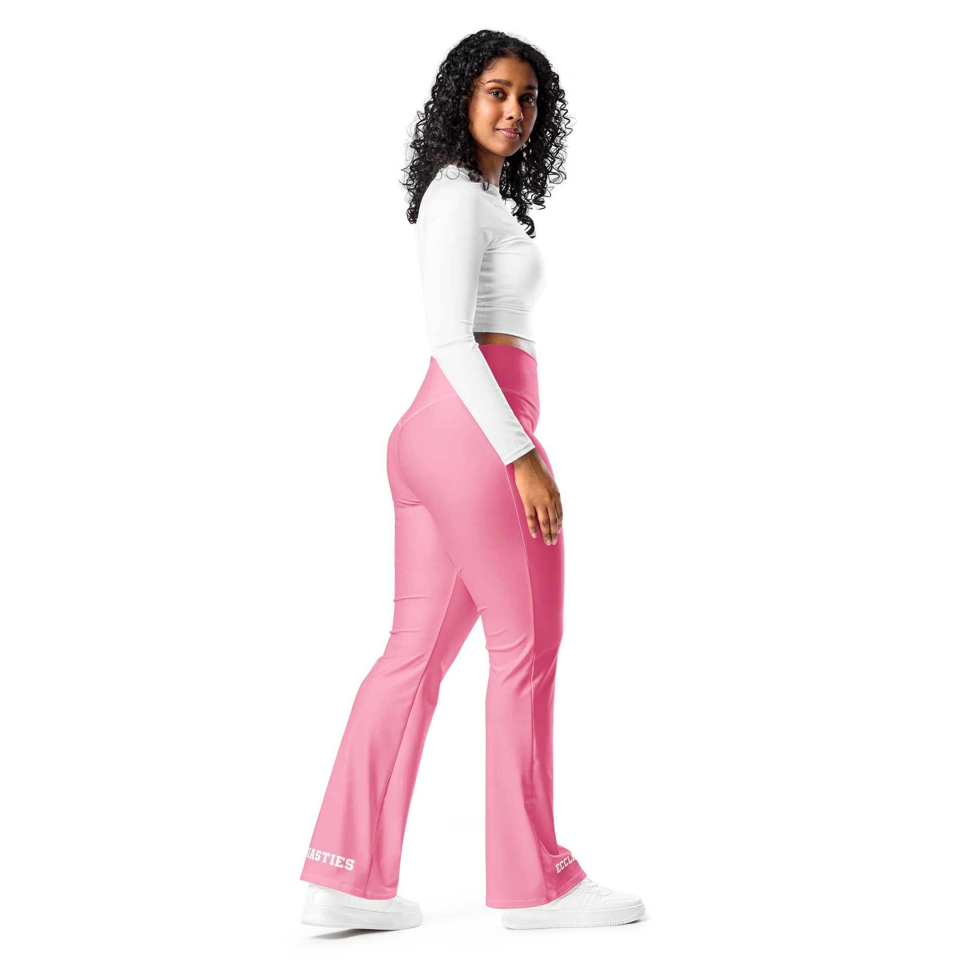 LIFE GOES ON Flare Set Leggings (pink) product image (6)