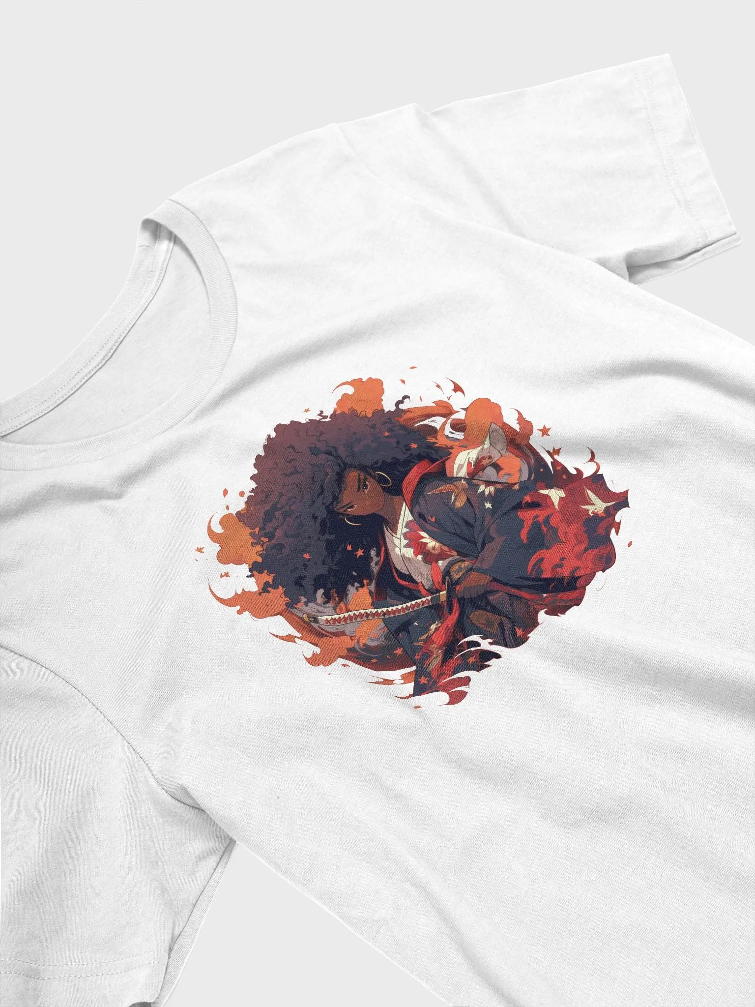 Afro Katana Beauty T-shirt product image (3)
