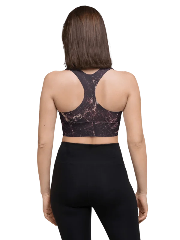 Vampire Elegance Recycled Longline Sports Bra product image (3)