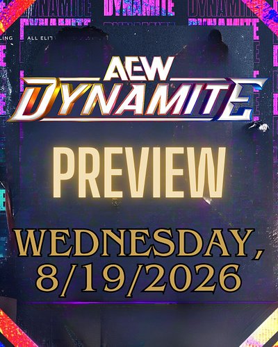🔥 AEW DYNAMITE — LIVE TONIGHT from Baltimore. 11 days to All In: London.

🎤 Kenny Omega & Will Ospreay sitdown with Renee Paq...