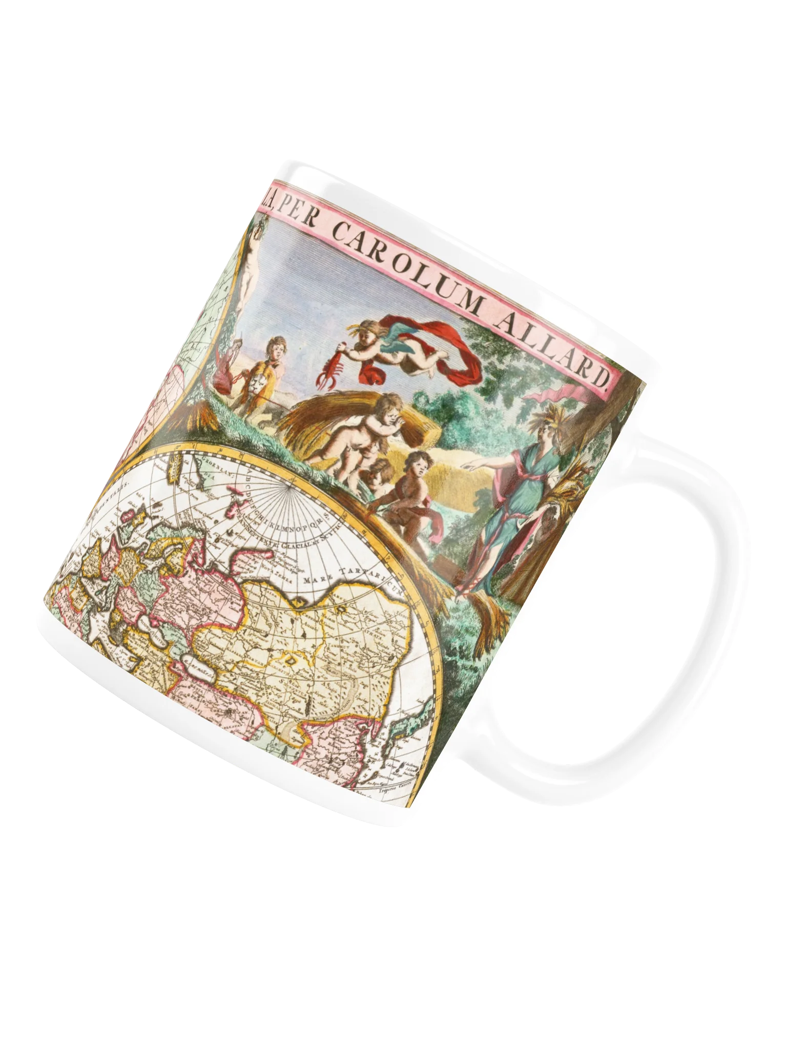 Ornate Antique World Map Mug product image (6)