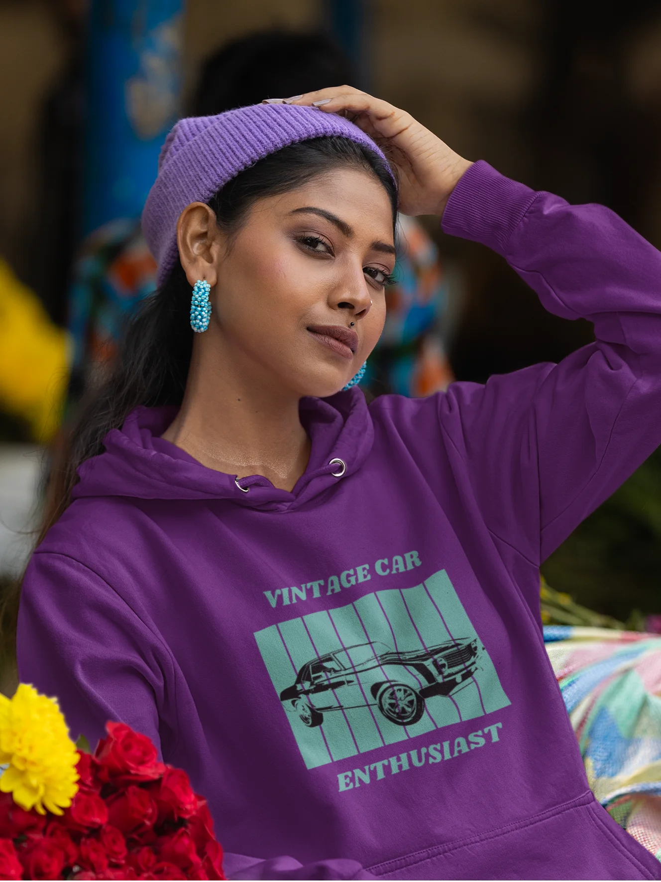 Vintage Car Enthusiast Unisex Hoodie product image (1)