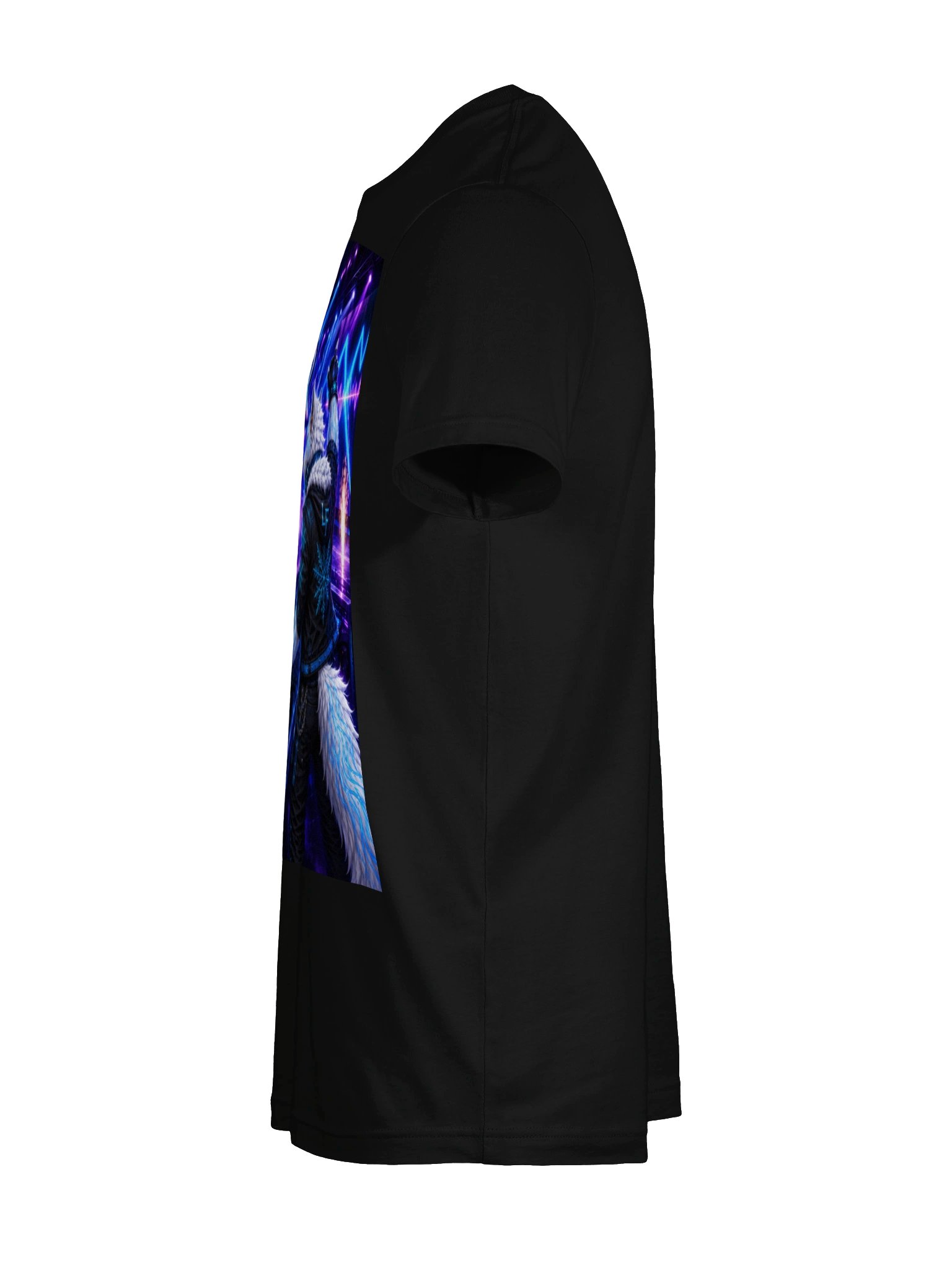 Club Frostfur Neon DJ Wolf T-Shirt product image (9)