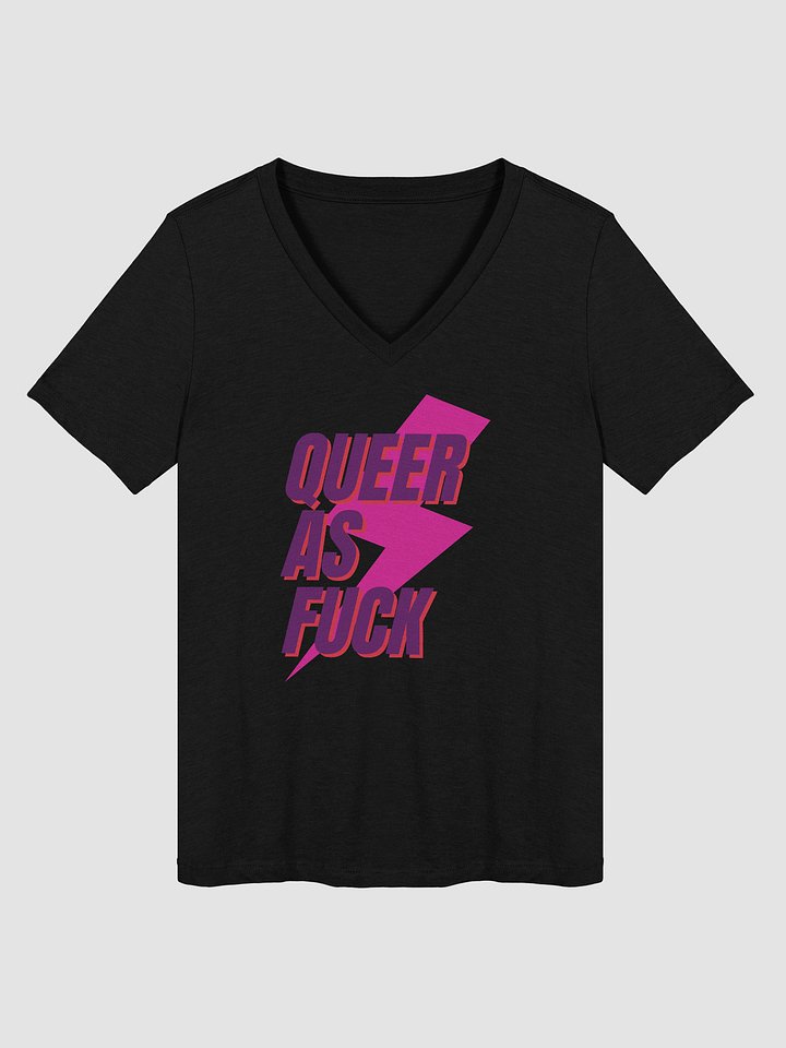 Queer AF Relaxed V-Neck Tee product image (2)
