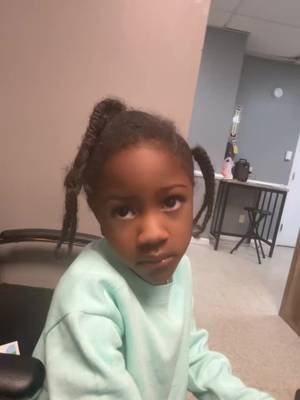 My favorite client is back and yall know how we get after we get our hair done ladies 🤏🏾 #atlsalon #fypシ #kidshairstyles 