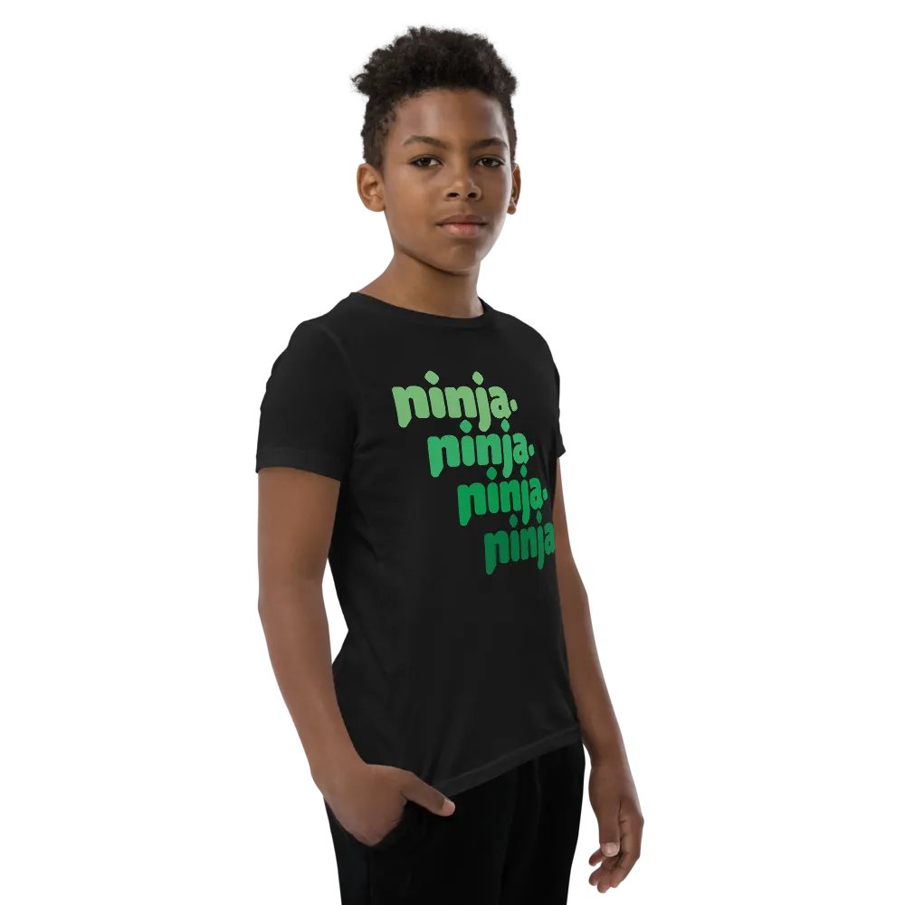 Quad Ninja Kids Tee: Green product image (10)