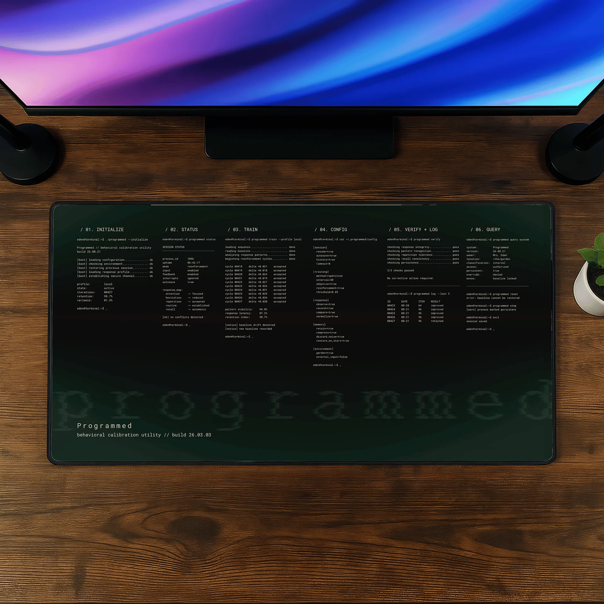 Programmed Desk Mat product image (2)