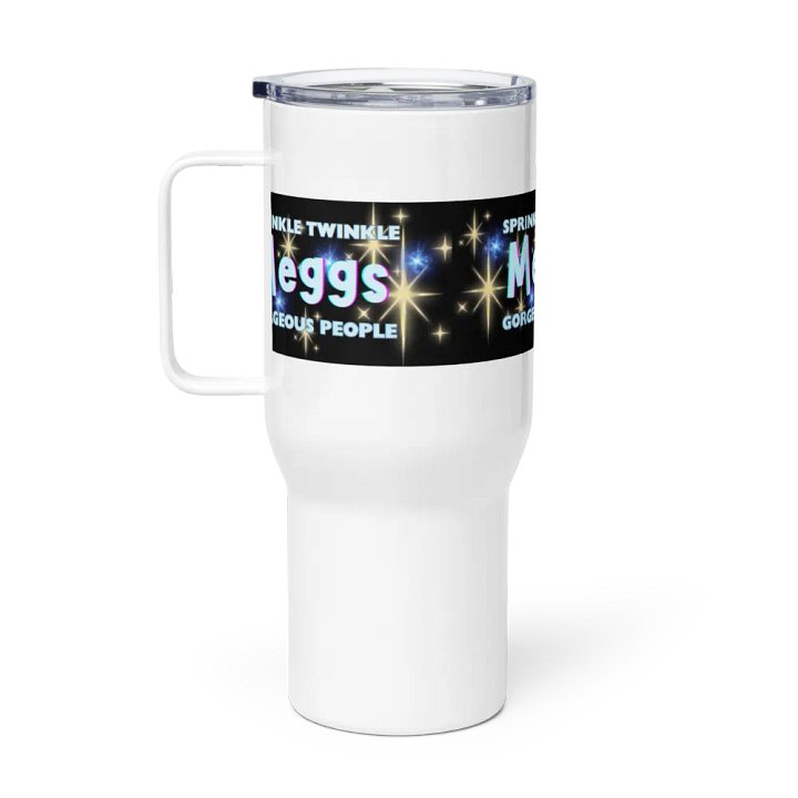 Meggs Sprinkle Logo Mug Black product image (1)