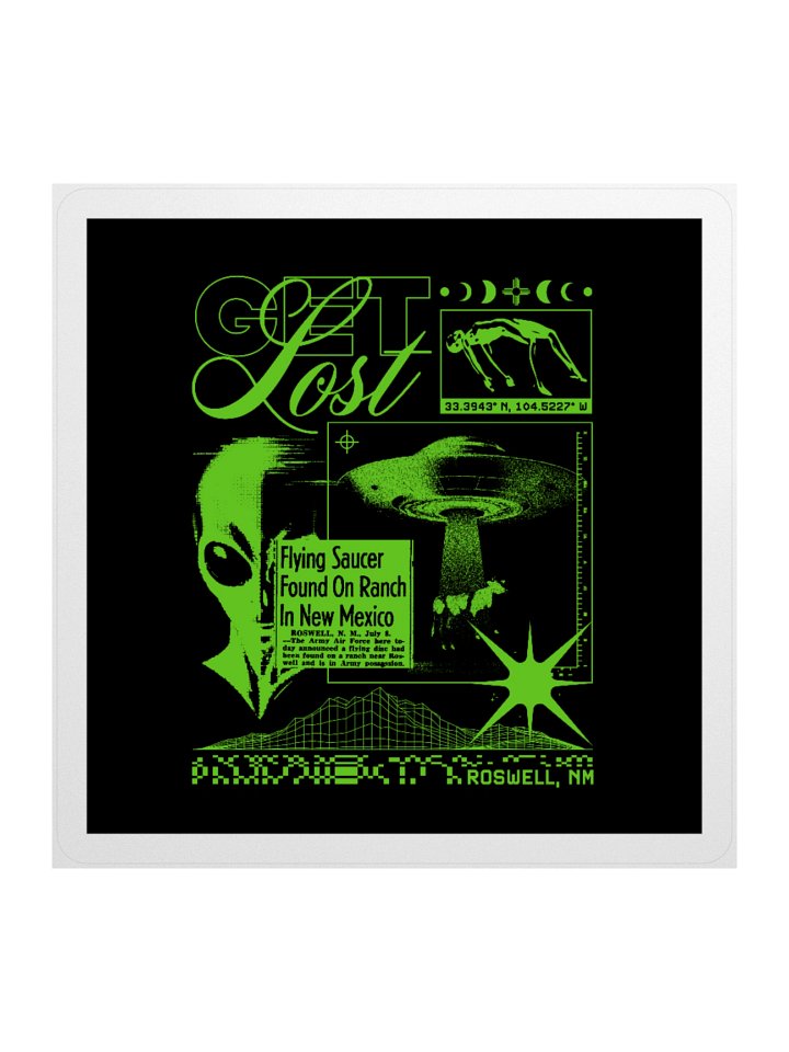 Roswell Get Lost Sticker product image (2)