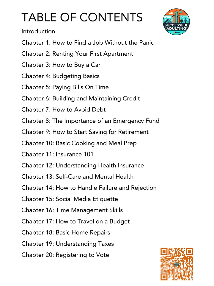 Successful Adulting: Things You Didn't Learn in School - Over 300 Pages! product image (2)