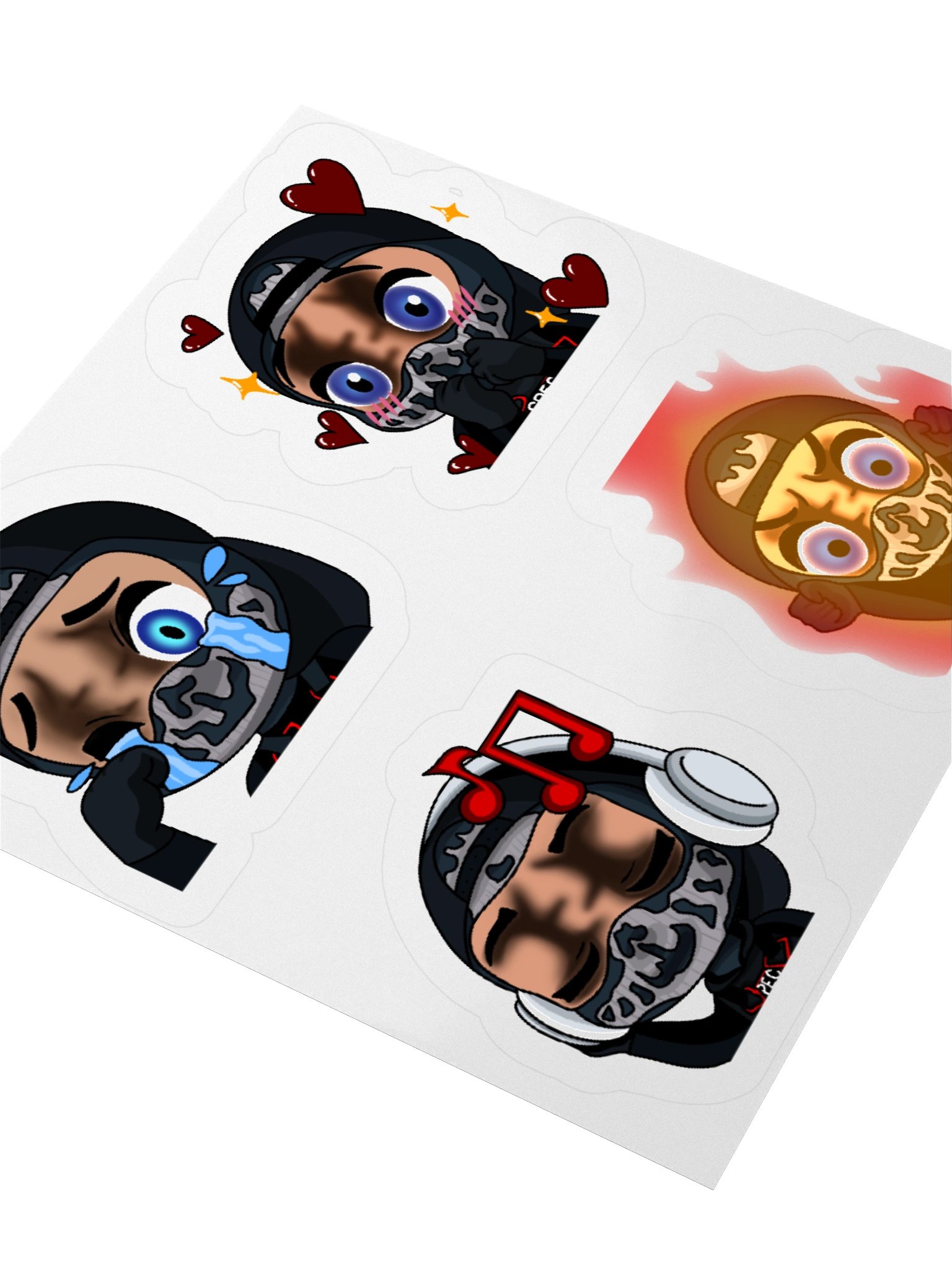 Spec Chibi Emoji Sticker Pack product image (5)