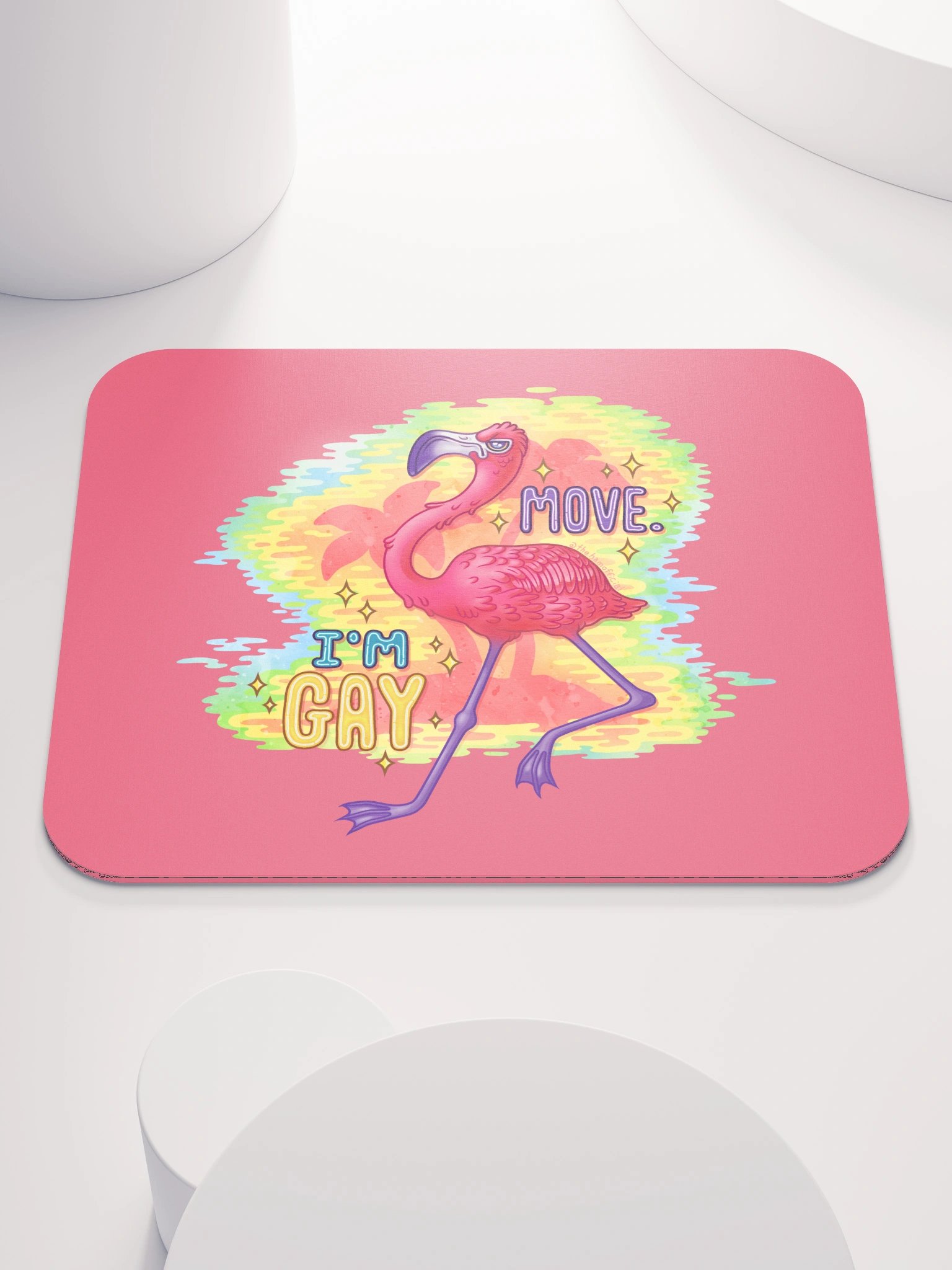Move, I'm Gay Mousepad product image (1)