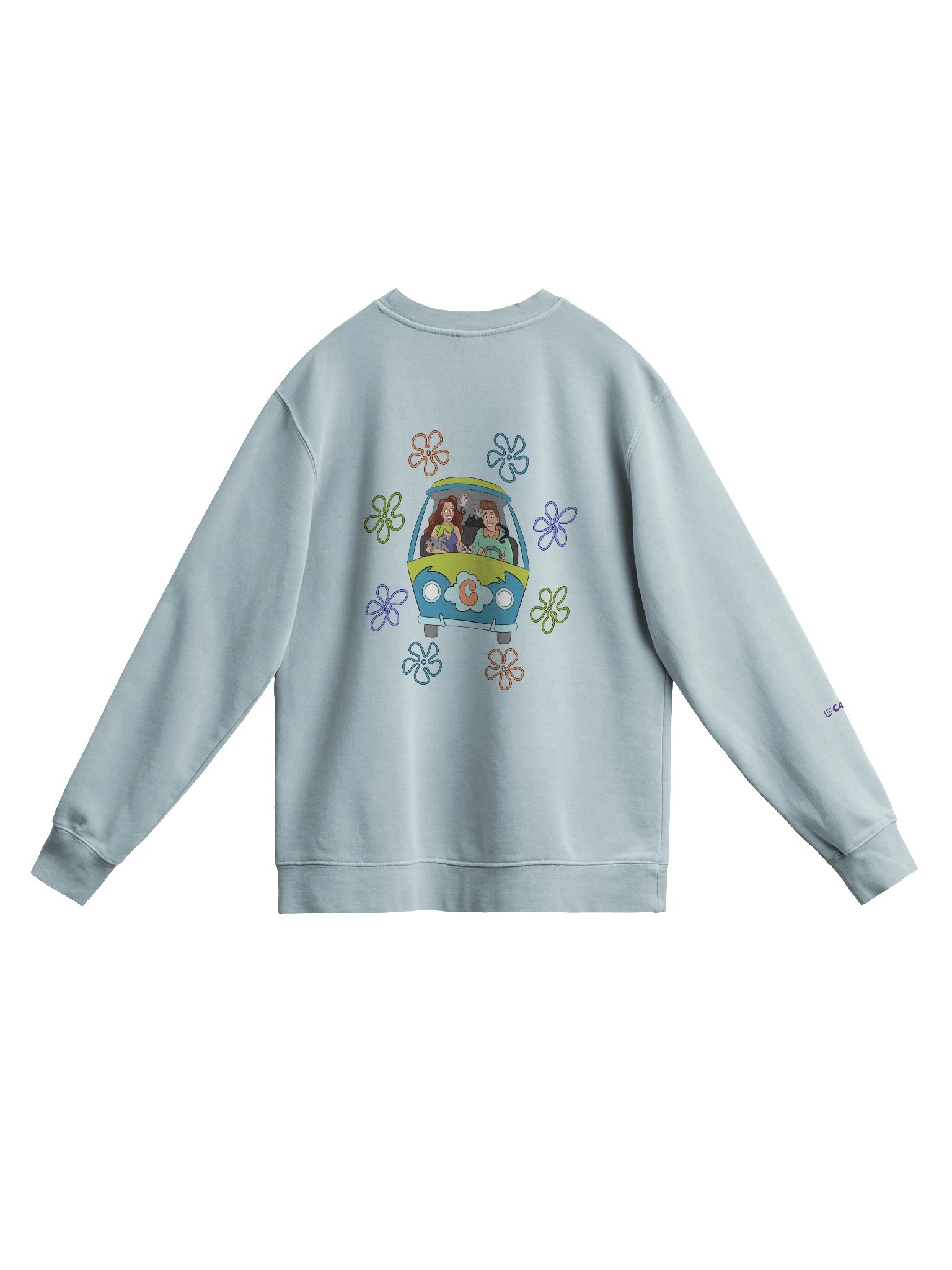 Flower Power Van Crewneck product image (1)