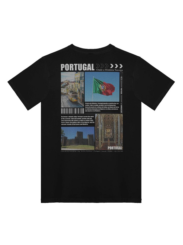 Portugal Landmark Graphic T-Shirt – Heritage Travel Tee product image (2)