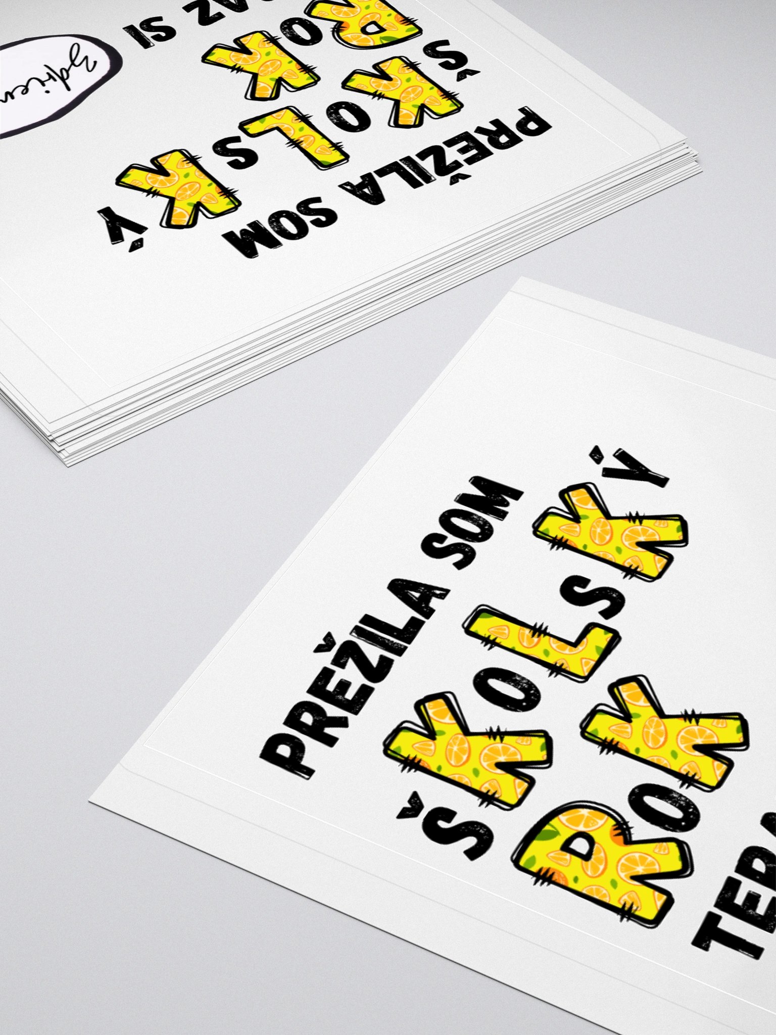 "Prežila som" nálepka product image (4)