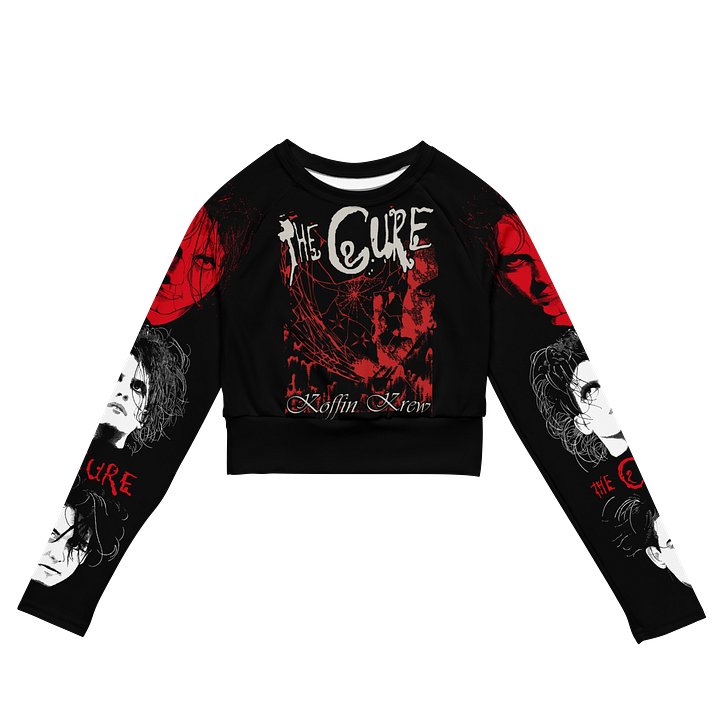 The Cure Retro L/S Crop Top product image (1)