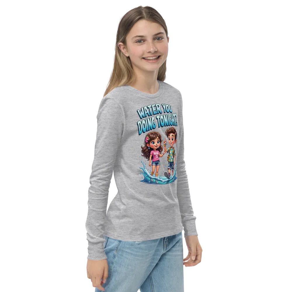 Splash of Fun Youth Long Sleeve Tee product image (23)