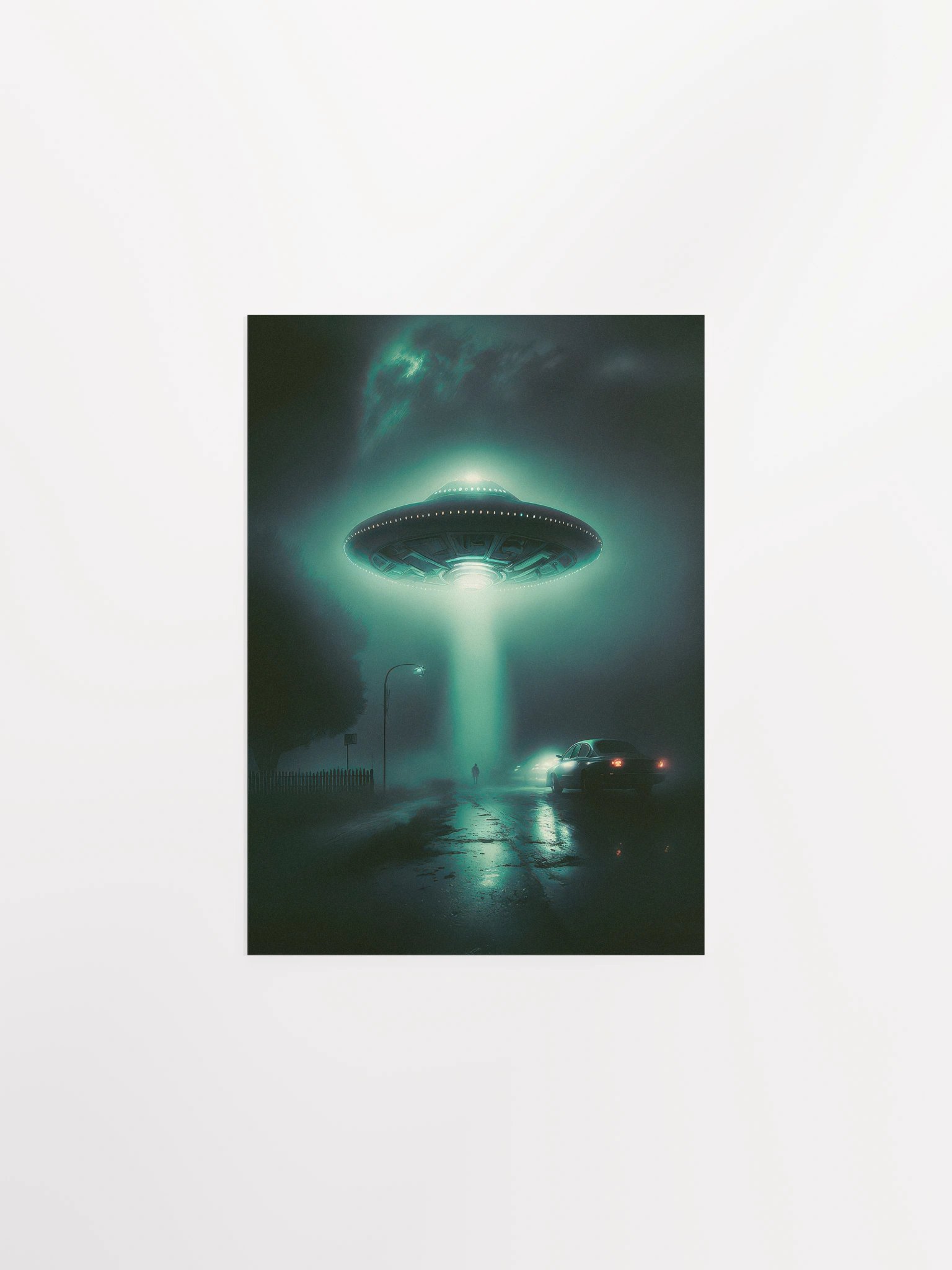 The Truth is Out There / The X-Files photo of UFO — sci-fi poster, movie art, I want to believe poster, space print, aliens wall decor product image (6)