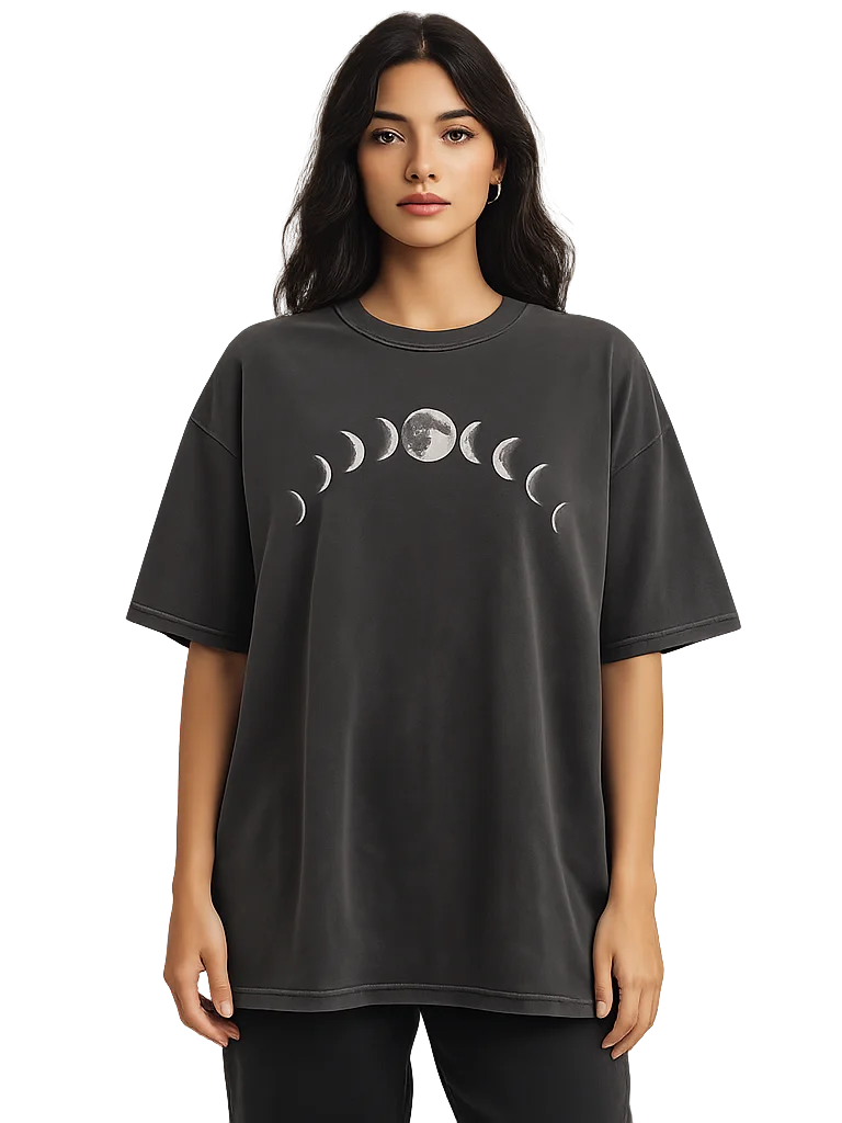 Lunar Progressions // Ethereal Moon Phase Box Tee product image (1)