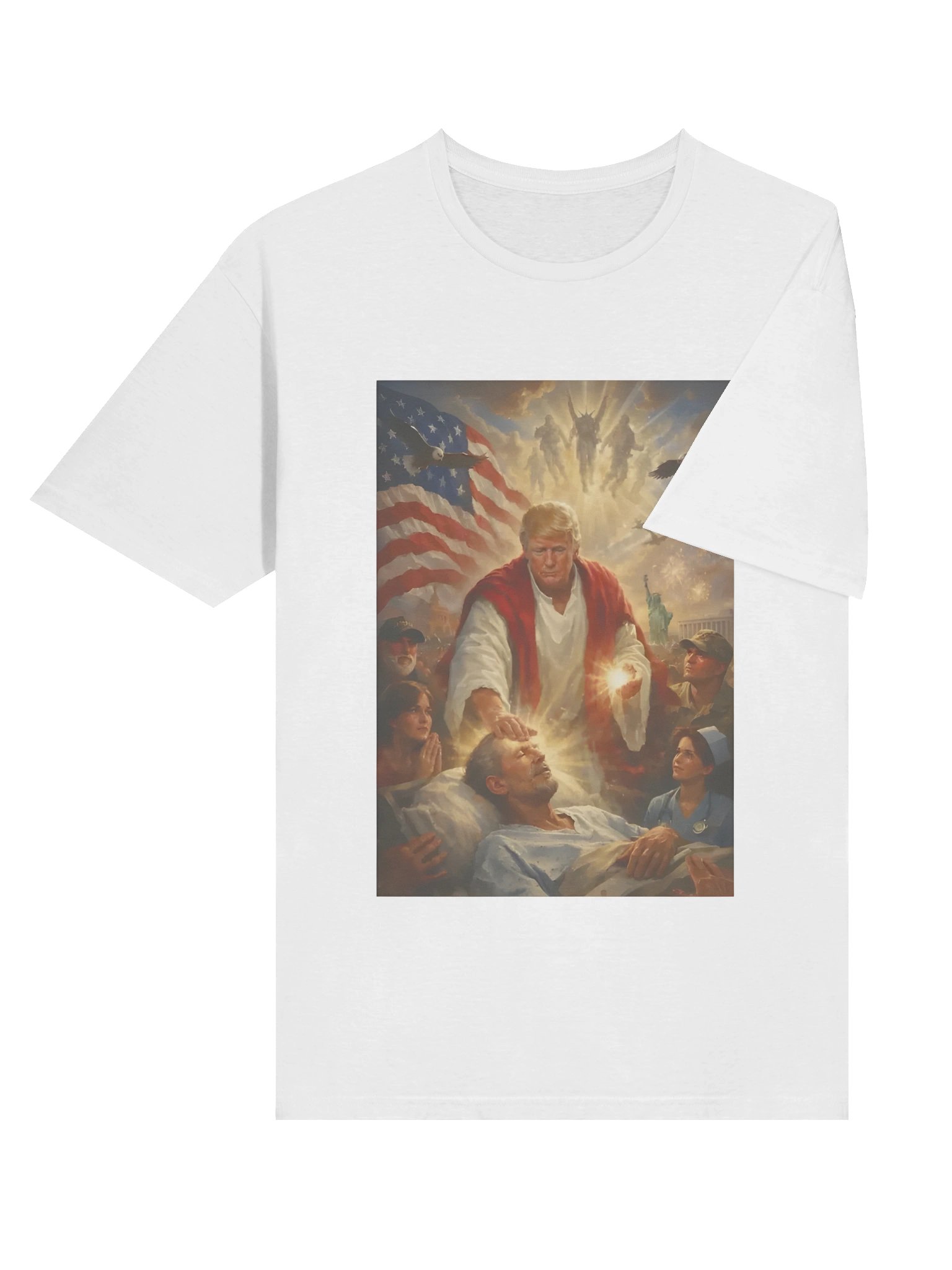 Trump Jesus Epstein Shirt product image (4)