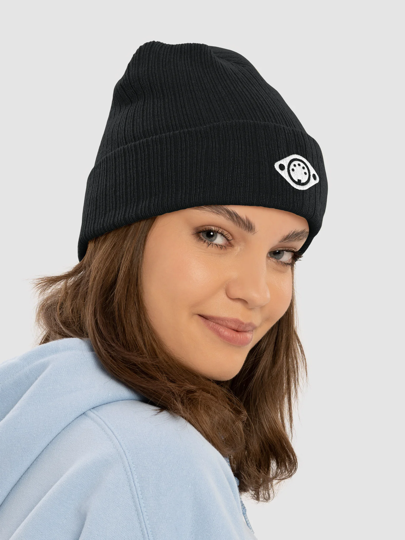 White Logo Knitted Beanie product image (11)