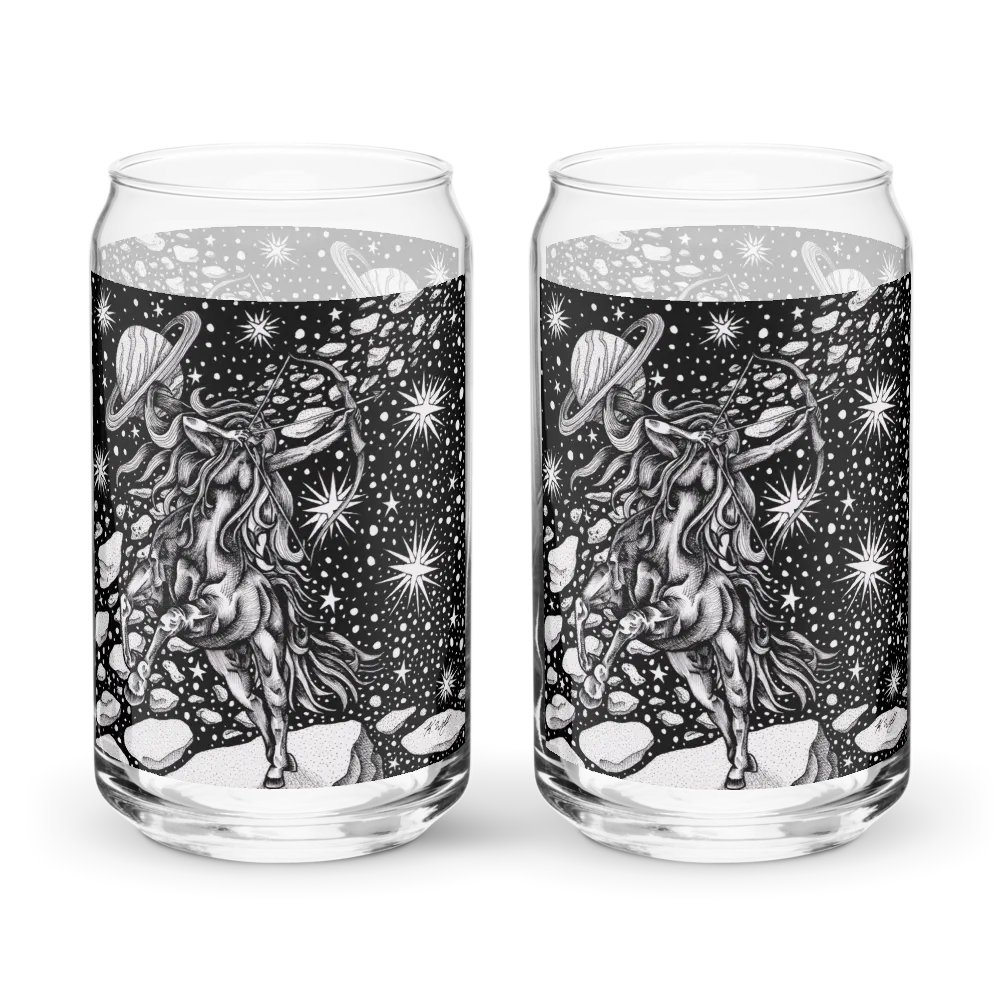 Sagittarius Zodiac Can-Shaped Glass product image (8)