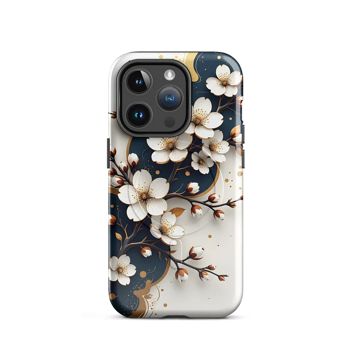 Navy Blossom MagSafe Tough Case product image (19)