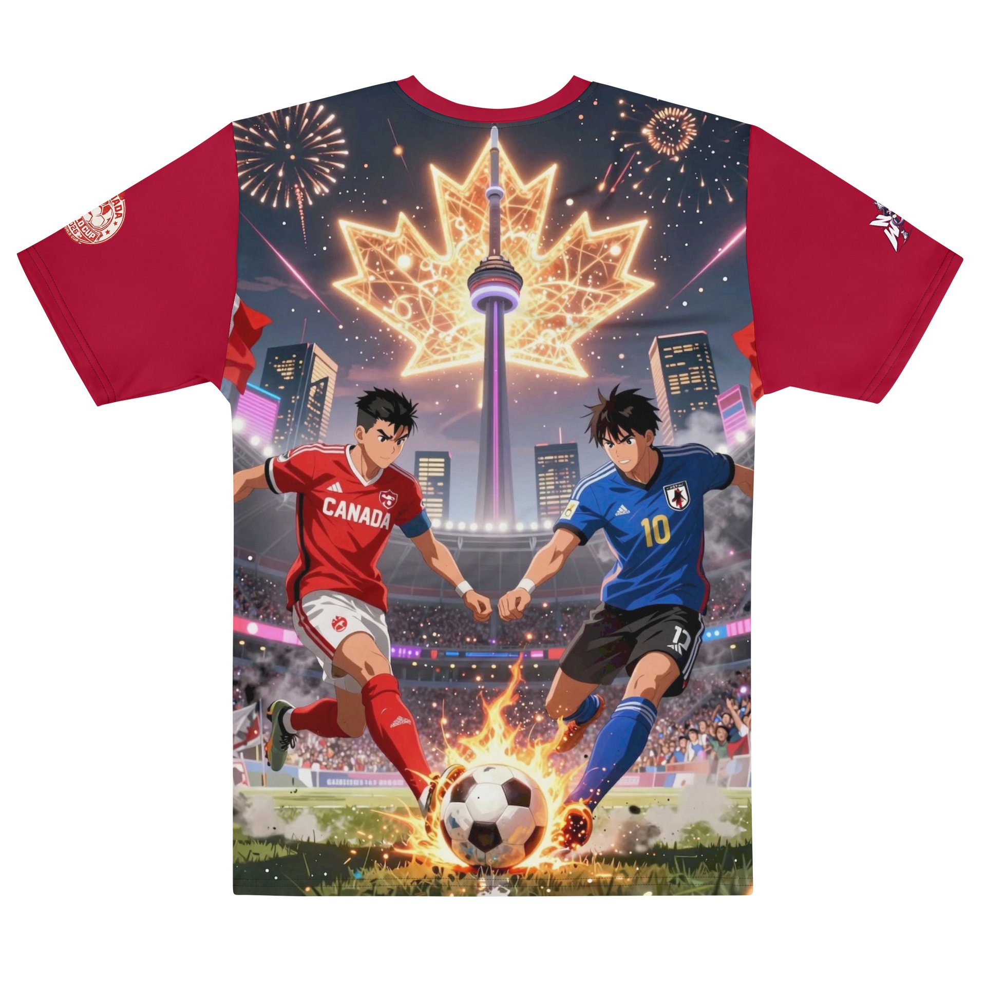 World Cup 2026 Match City Dual-Side Tee 🇨🇦⚽ | Limited Edition Soccer Street Jersey product image (2)