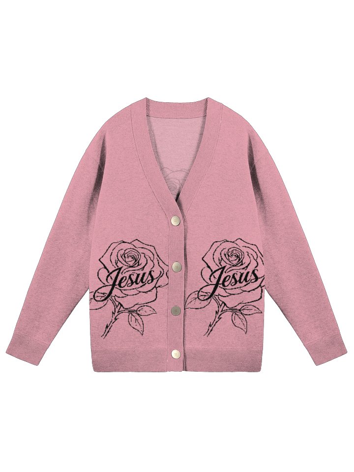 Rose of Faith Knitted Cardigan product image (2)