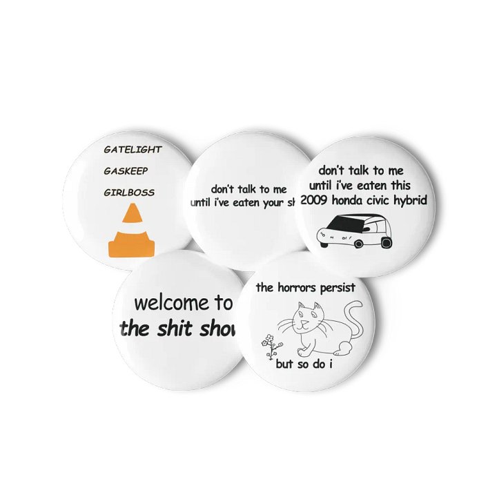 Comic Sans Collection Pin Set product image (2)