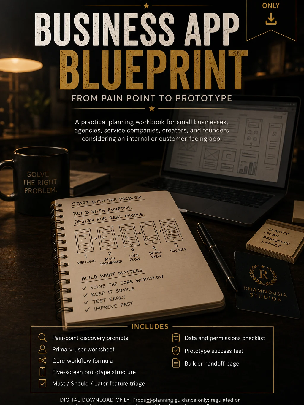 Business App Blueprint — From Pain Point to Prototype product image (1)